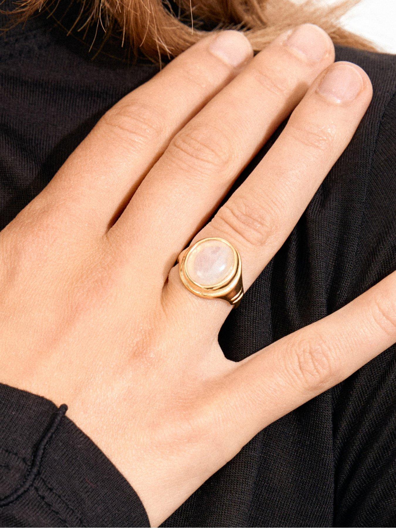 Image 3 of 3 of Pilgrim LYNDON ring gold-plated