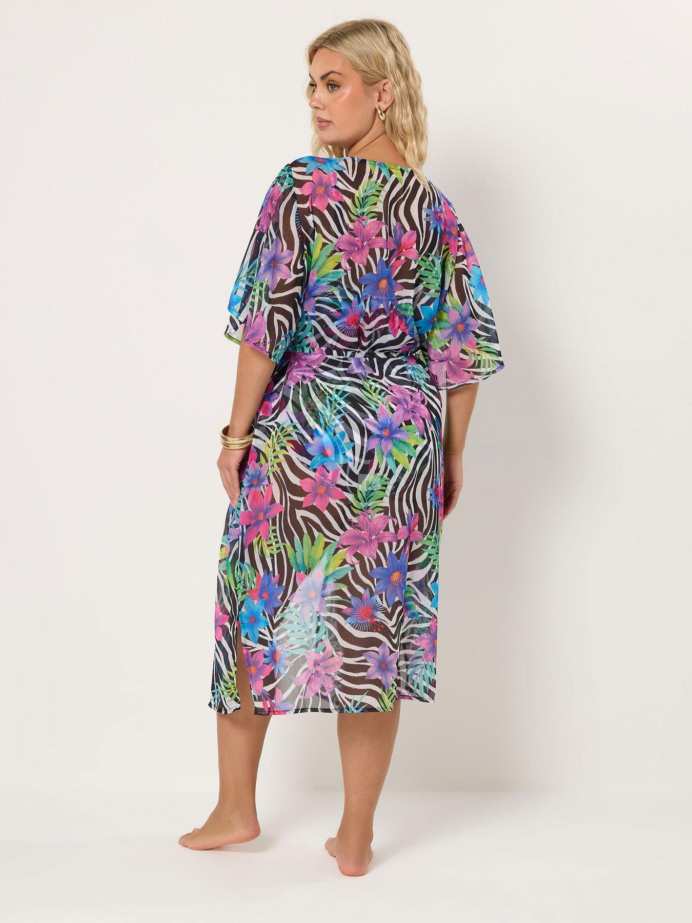  image of yours-curve-zebra-midaxi-coverup