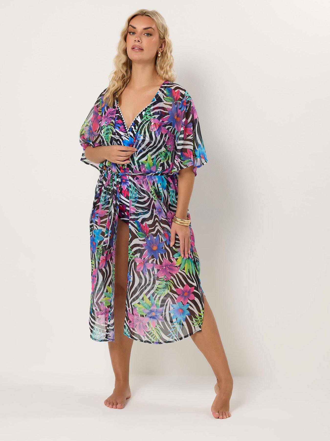  image of yours-curve-zebra-midaxi-coverup