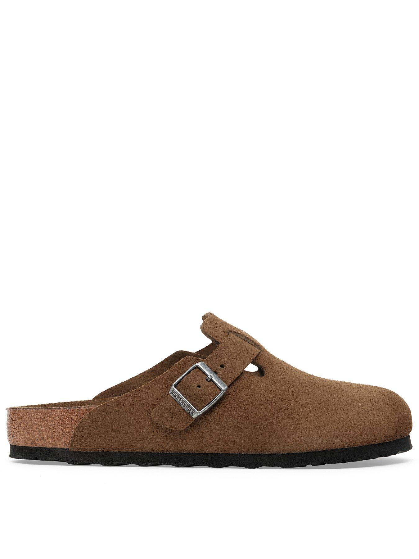 birkenstock-boston-soft-footbed-suede-leather-dark-tea-tonal