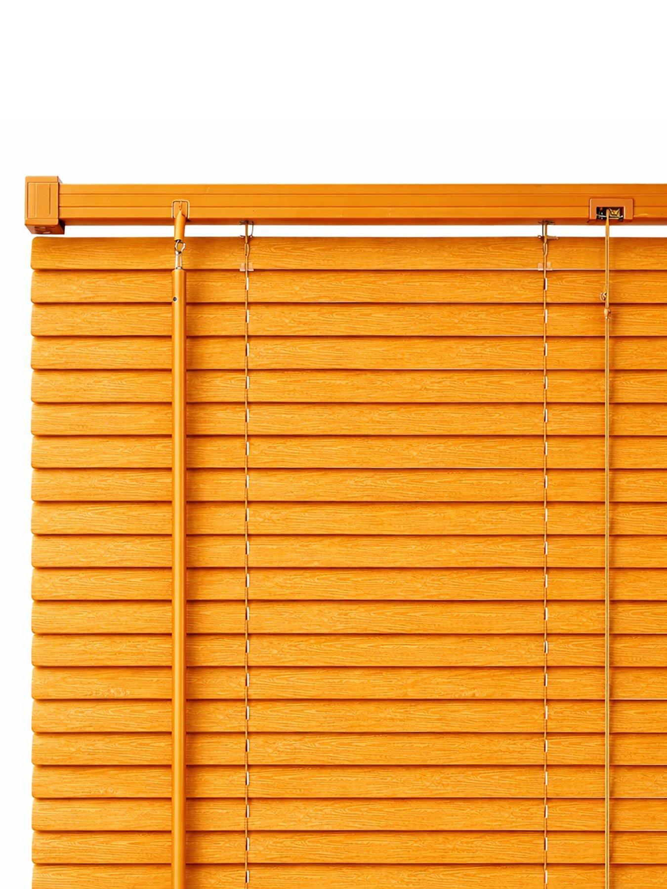 Image 1 of 6 of The Very Collection Venetian Blind&nbsp;Textured Wood Effect Pvc