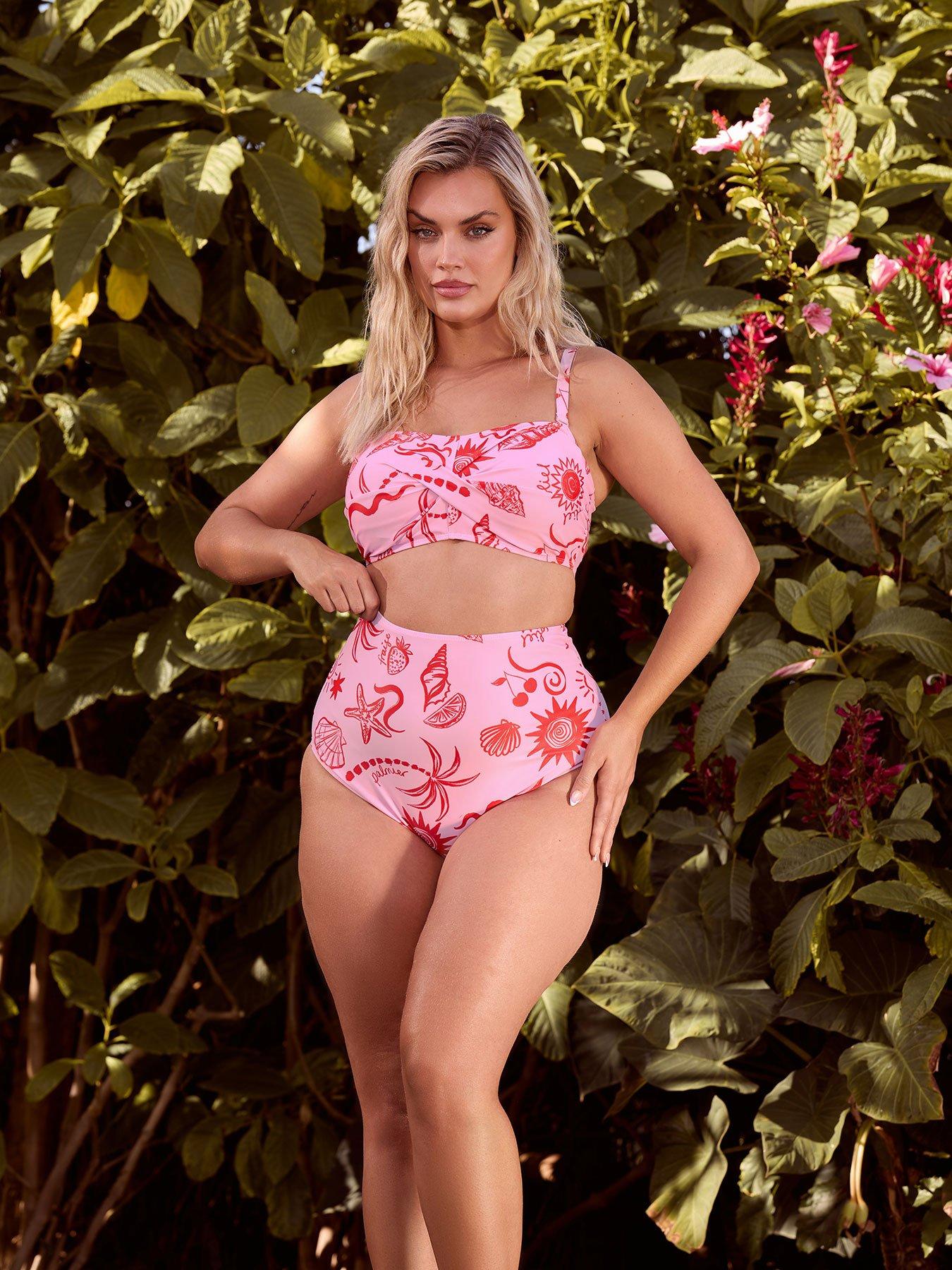 Yours Curve Summer Soleil Super High Waisted Brief