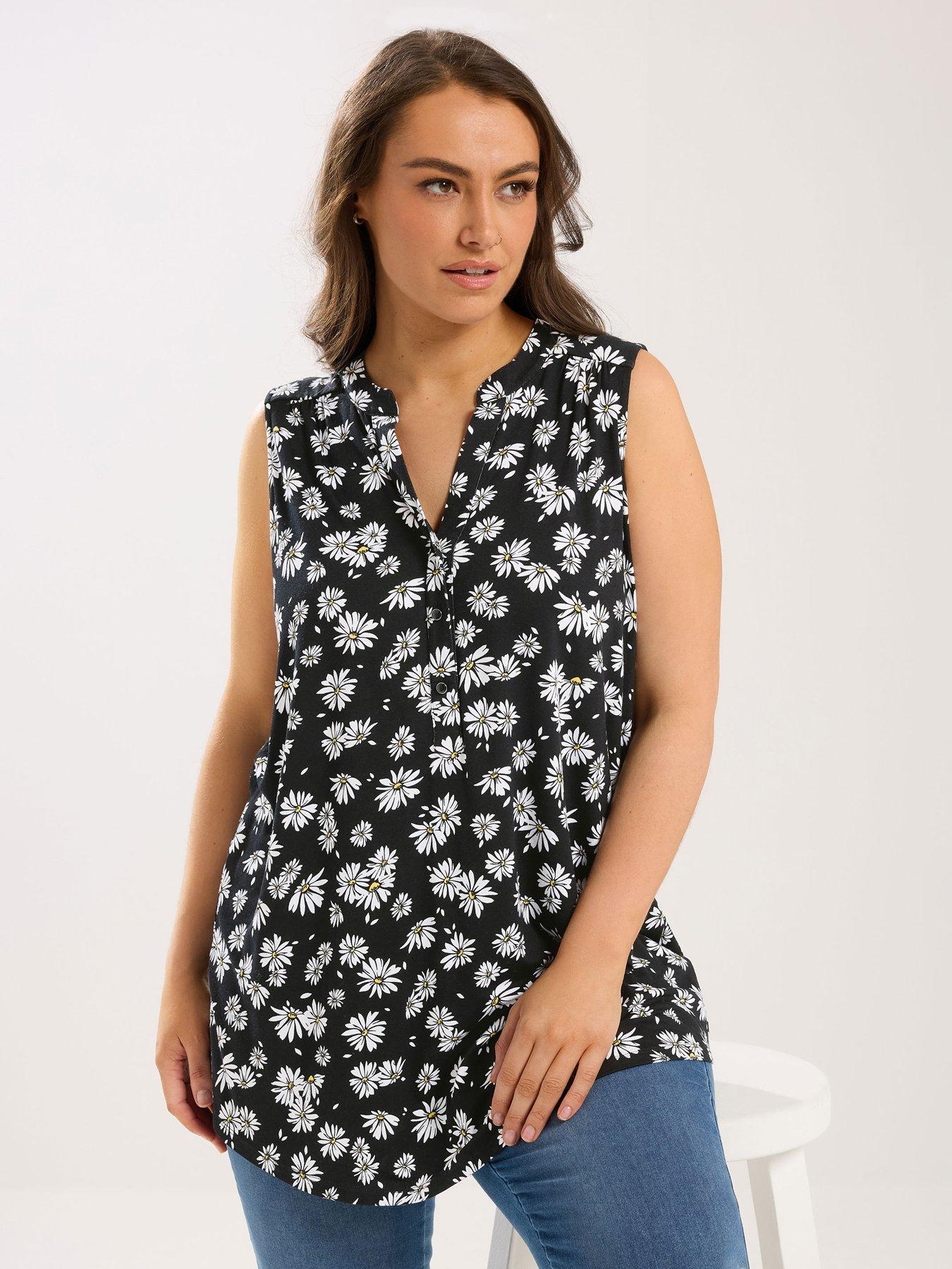  image of yours-curve-sleeveless-blouse