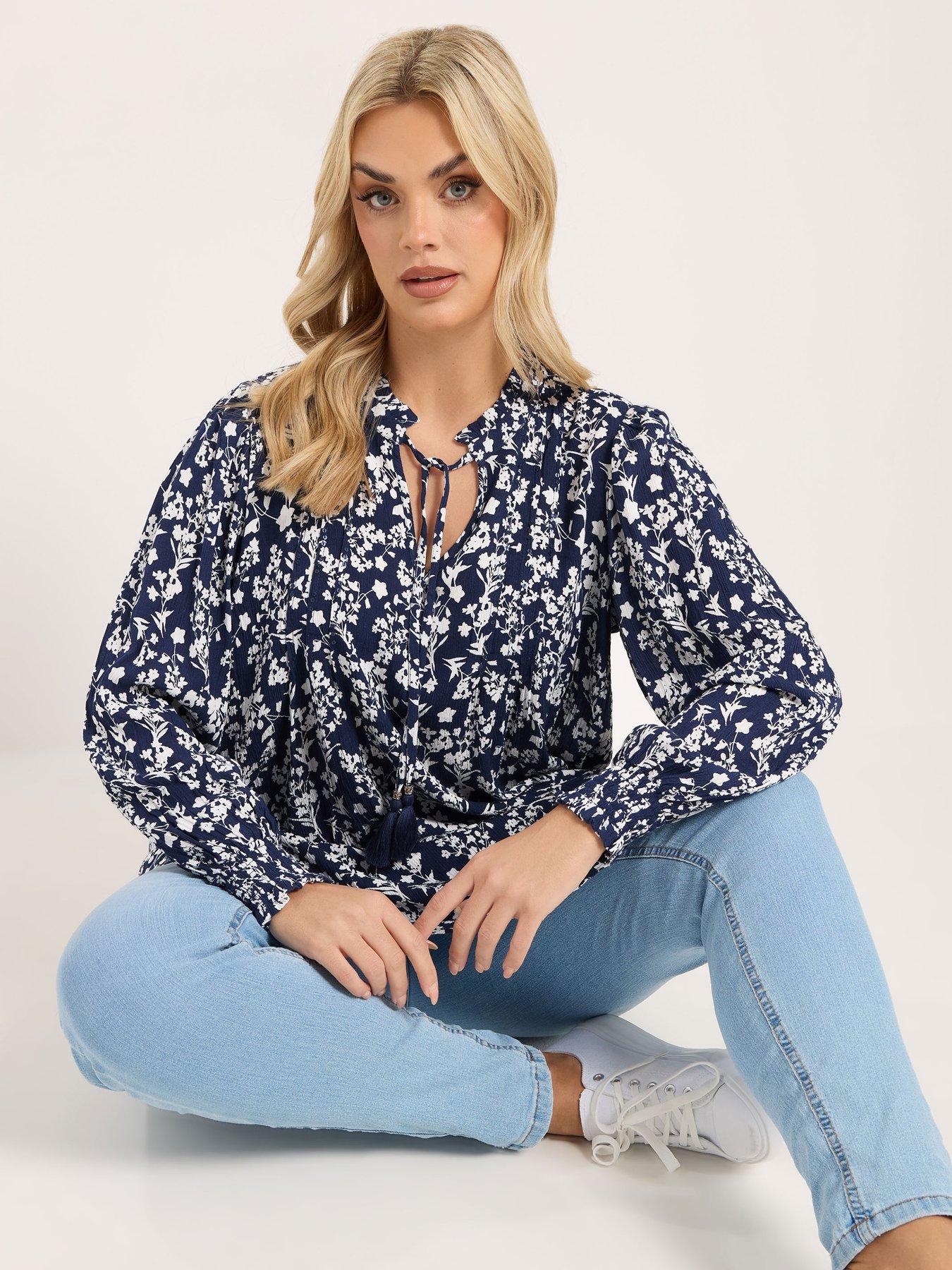Yours Curve Embellished Gypsy Blouse