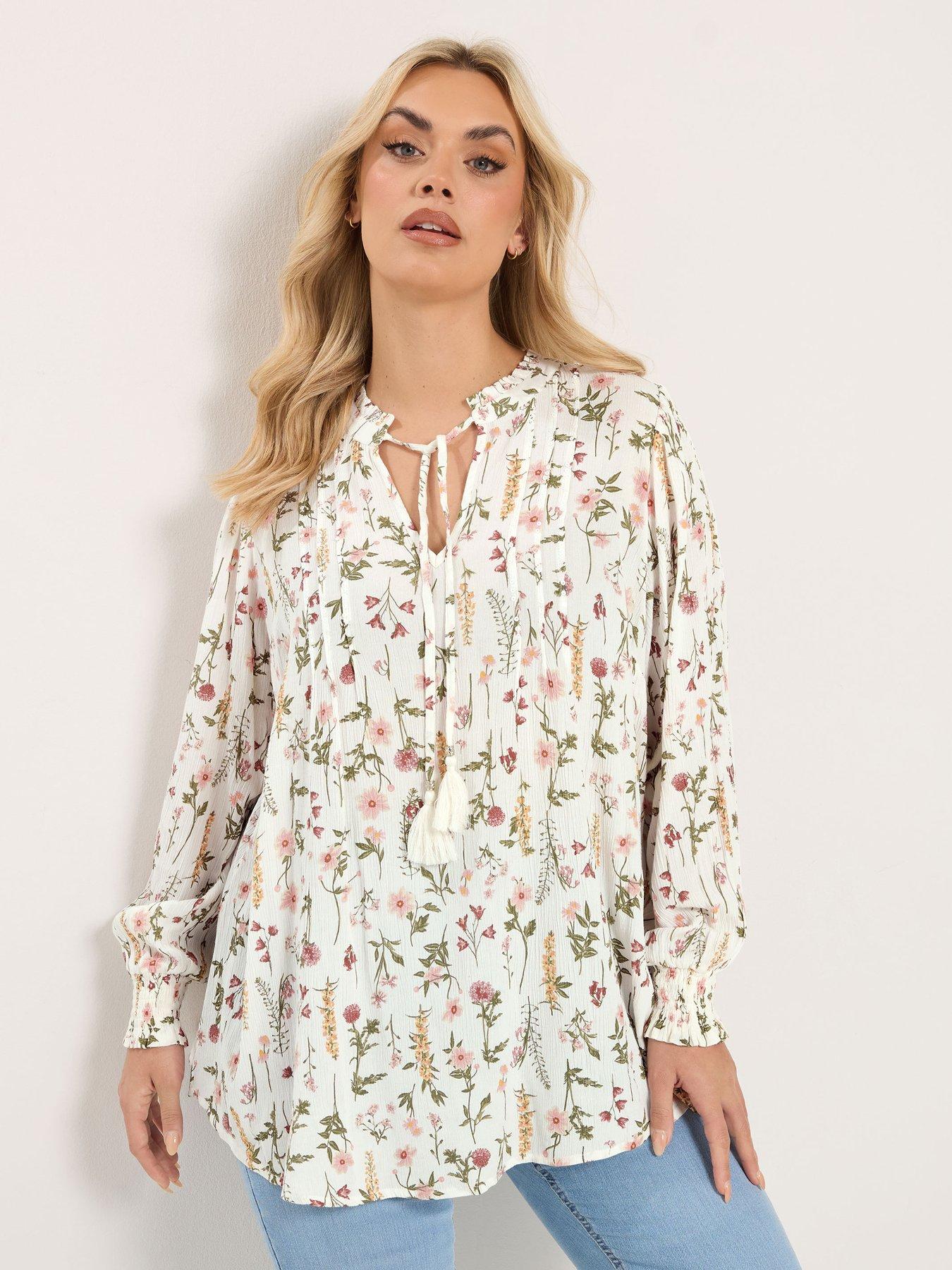 Yours Curve Embellished Gypsy Blouse