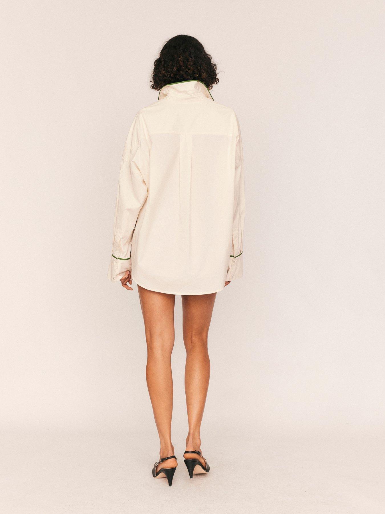 Image 2 of 4 of Summery Classic Shirt - Off-White
