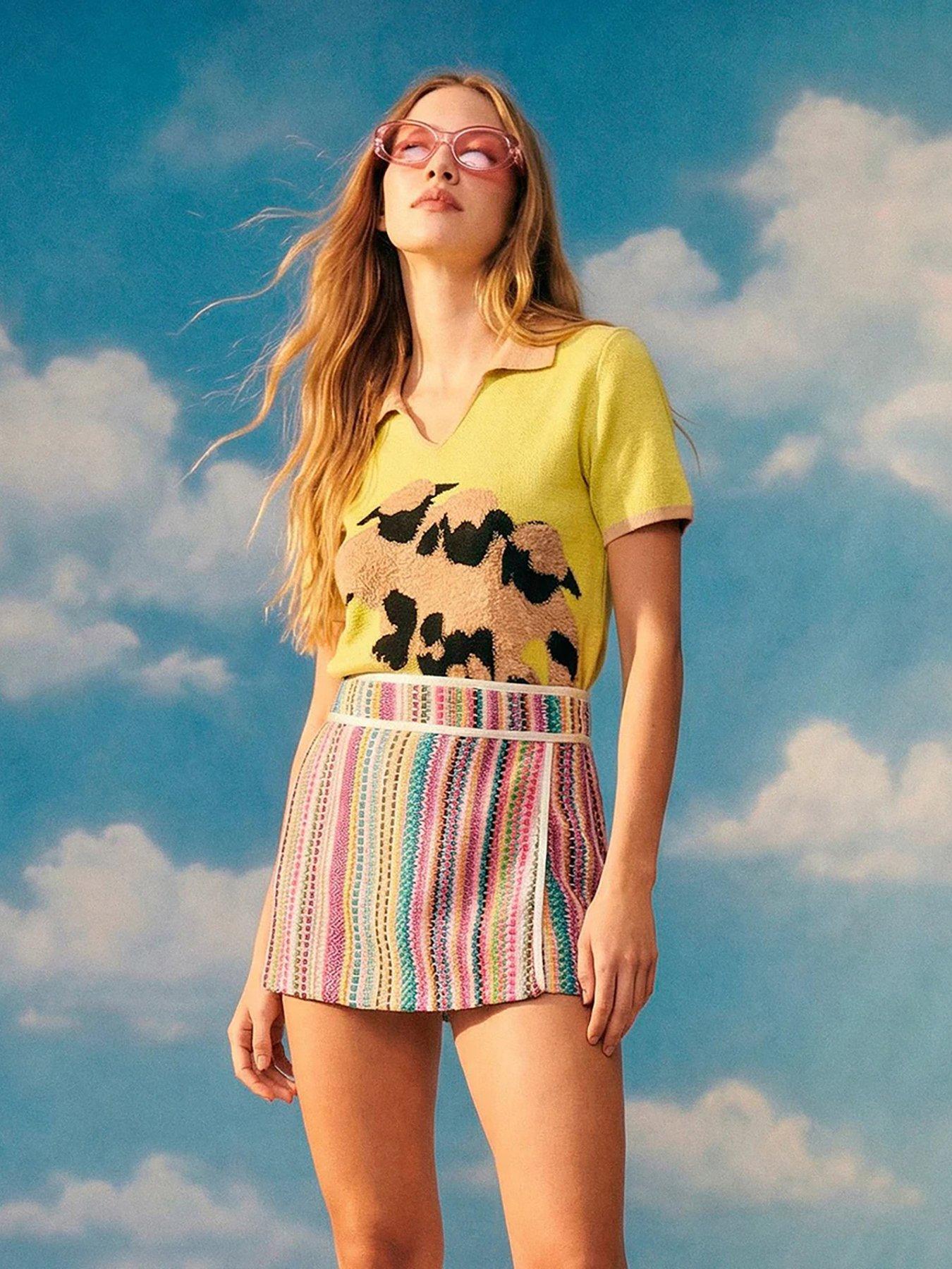 Summery Carrie Mini Skirt - Multi