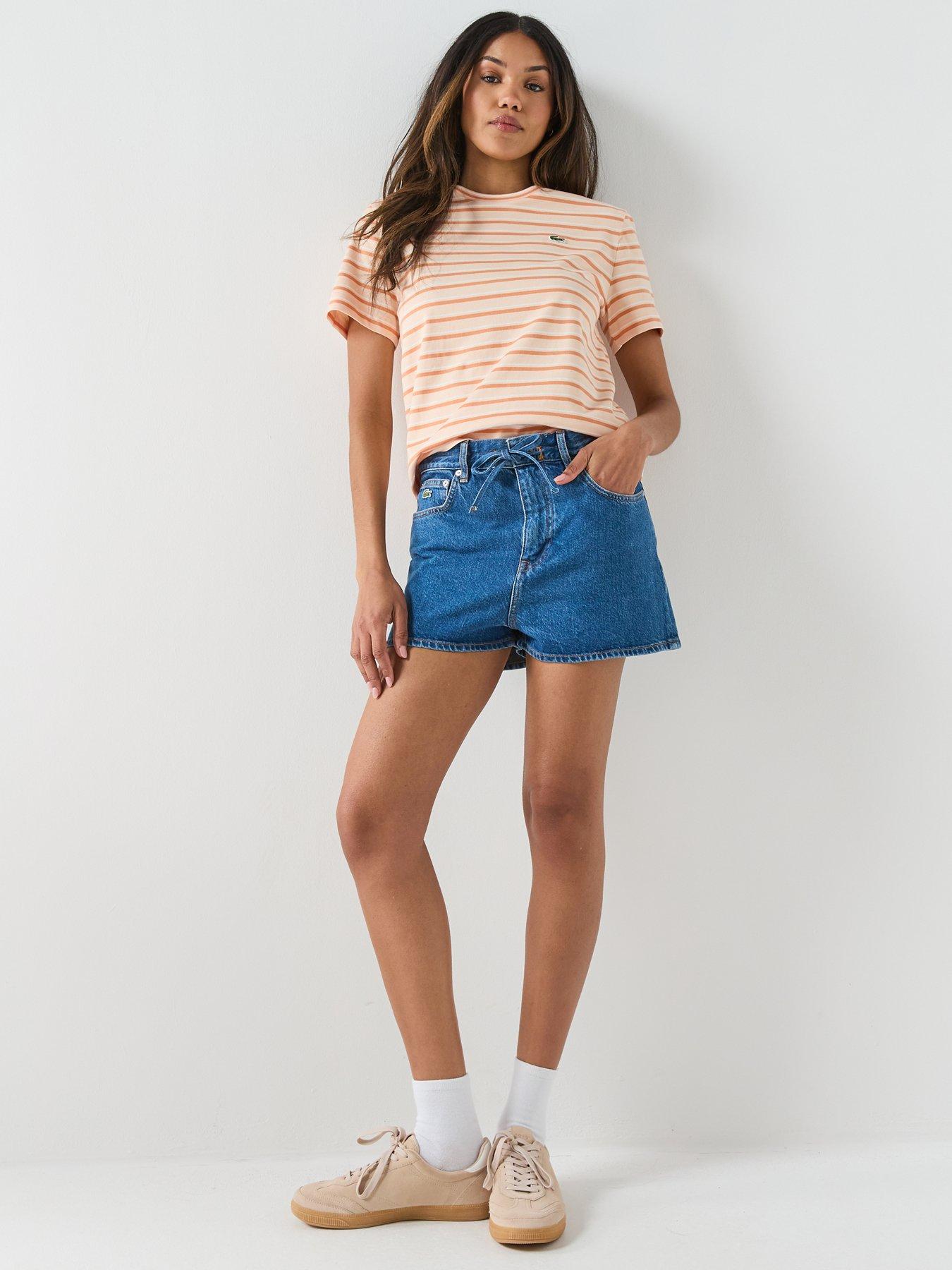  image of lacoste-denim-bermuda-shorts