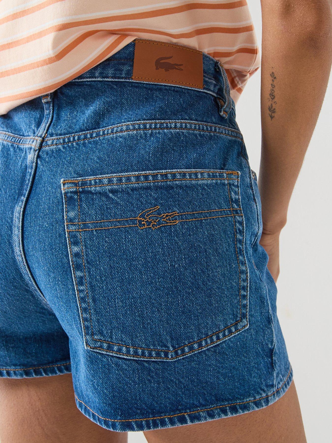  image of lacoste-denim-bermuda-shorts