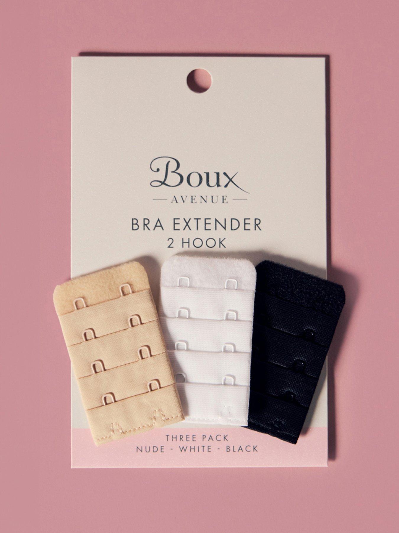  image of boux-avenue-2-hook-bra-extender-multicoloured-multi