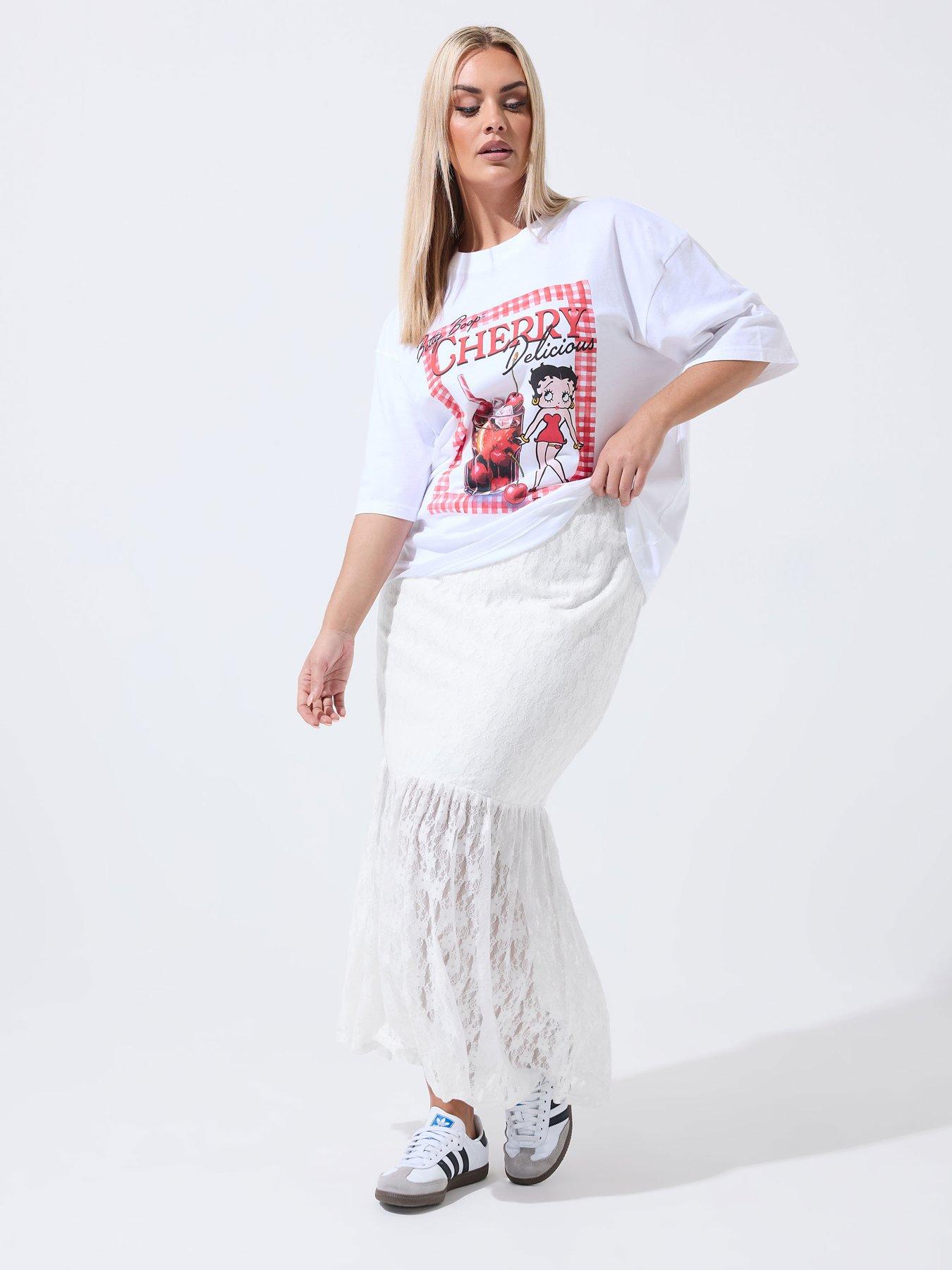 Yours Curve Lace Skirt