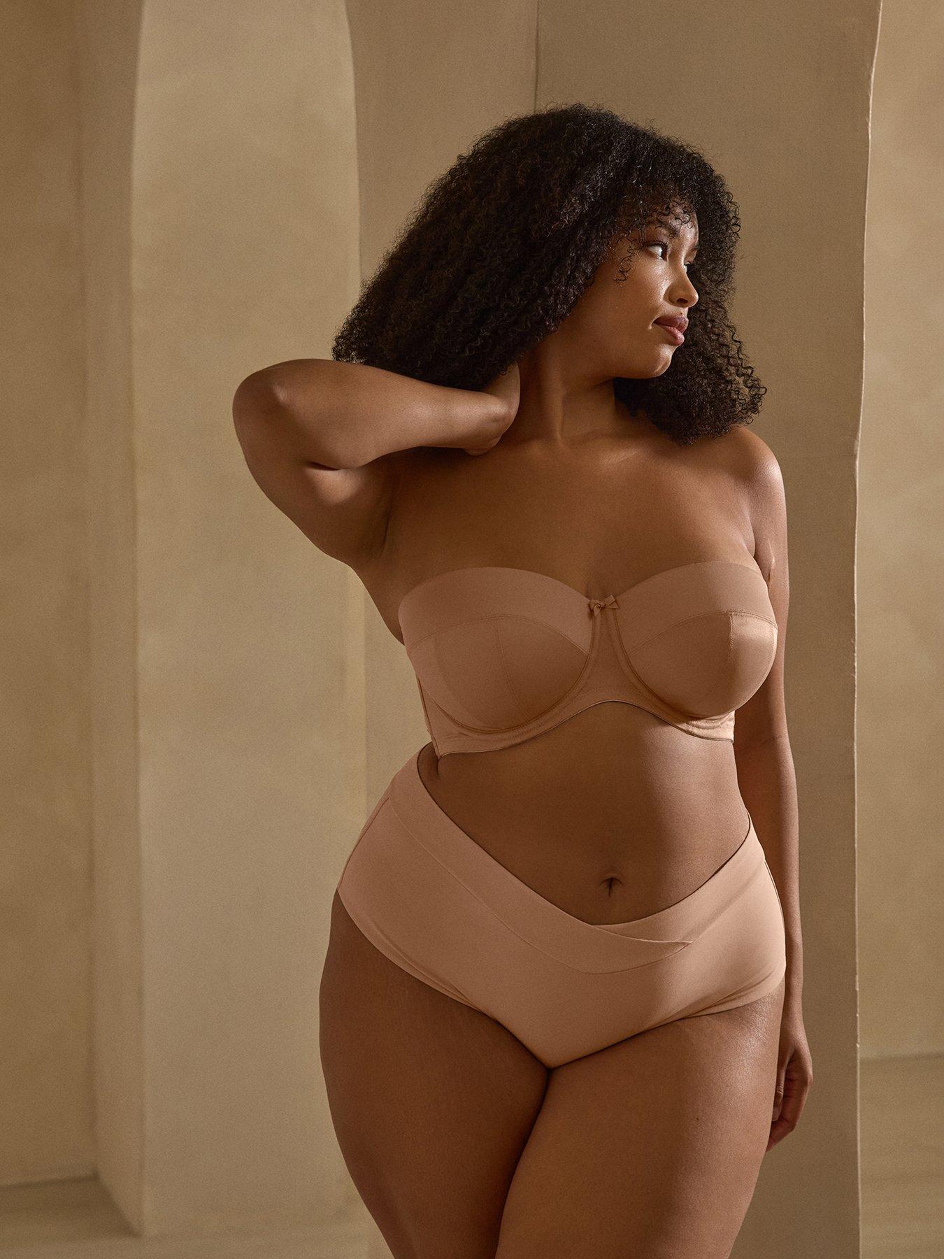  image of sculptresse-dana-hazel-strapless-branbsp-brown
