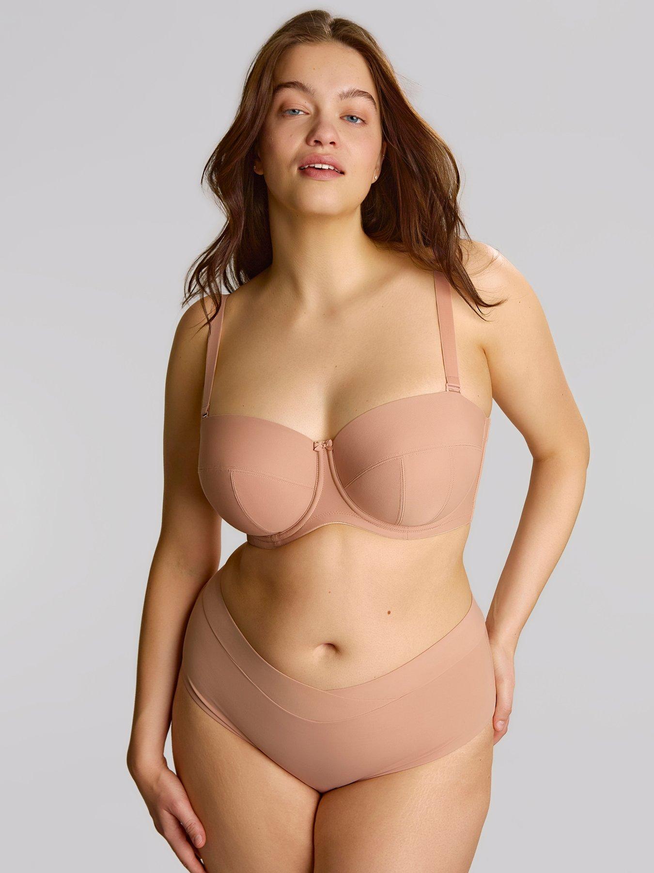  image of sculptresse-dana-hazel-strapless-branbsp-brown