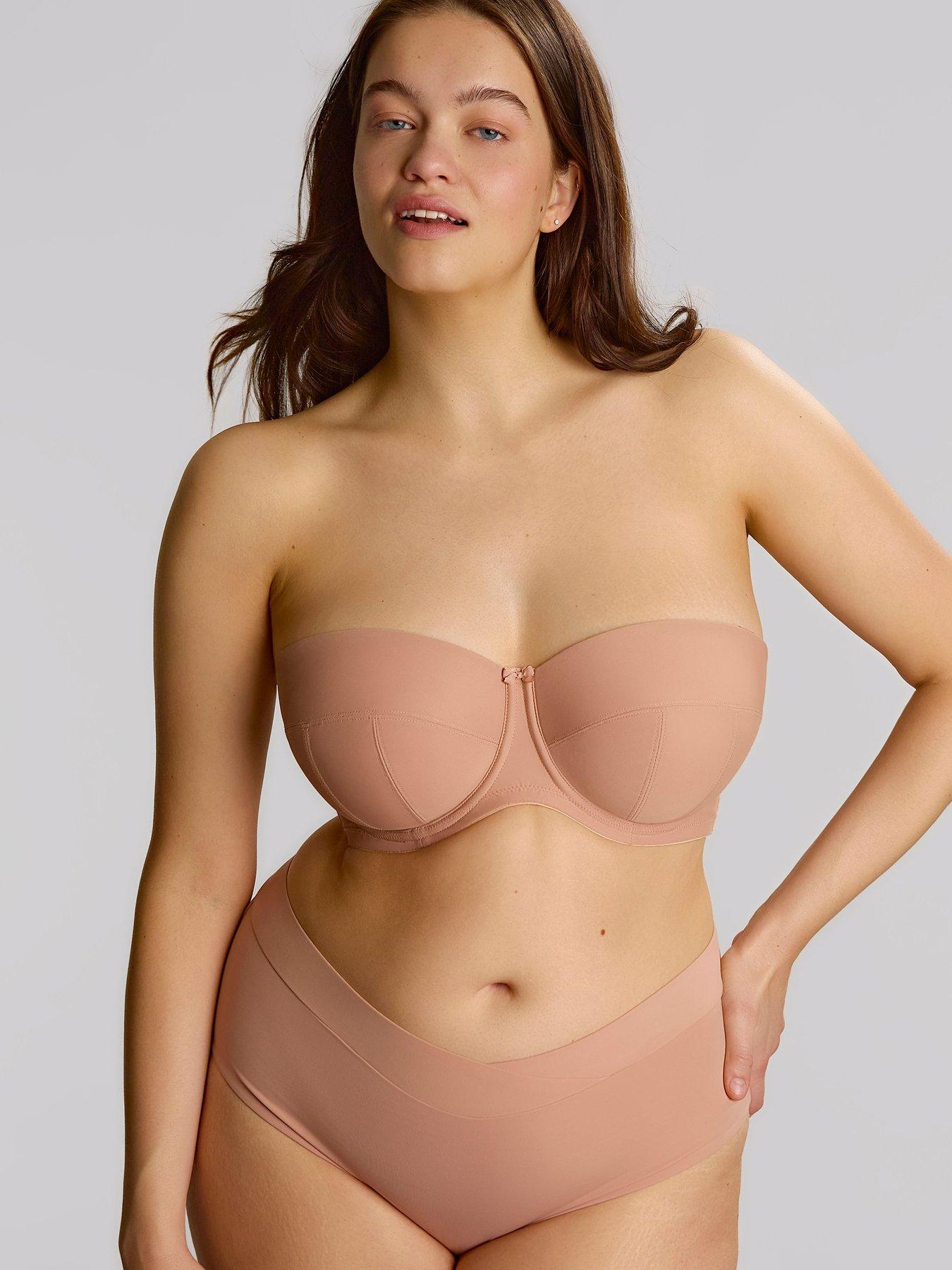  image of sculptresse-dana-hazel-strapless-branbsp-brown