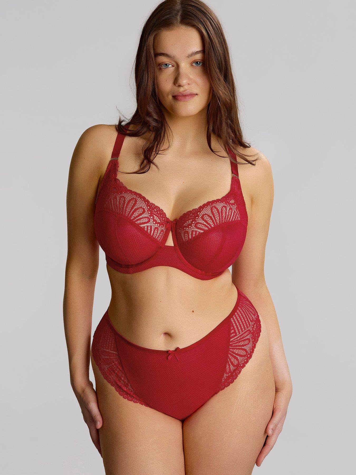 Image 1 of 4 of Sculptresse Entice Red Brazilian Brief - Entice Red