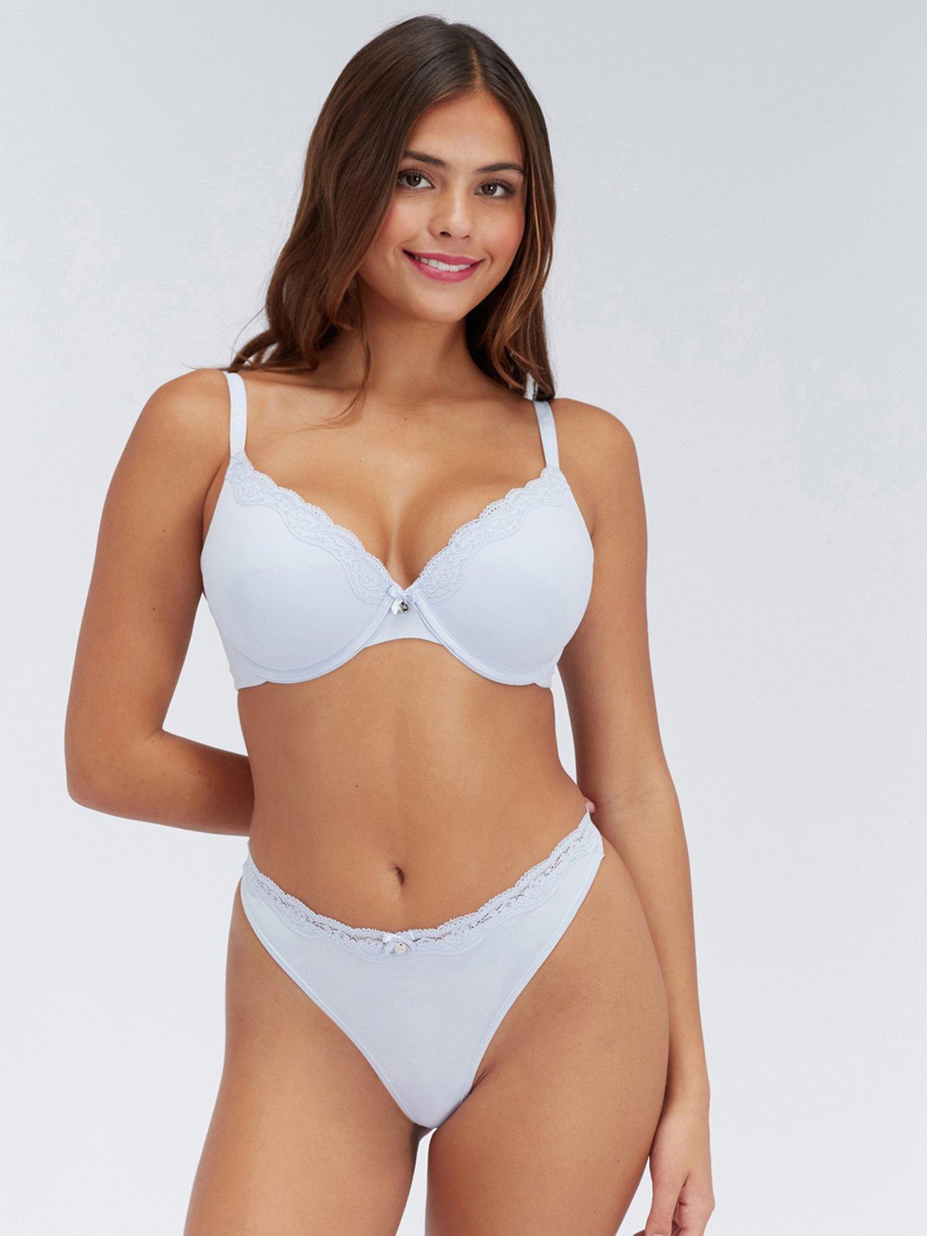  image of boux-avenue-softest-ever-thong-arctic-blue