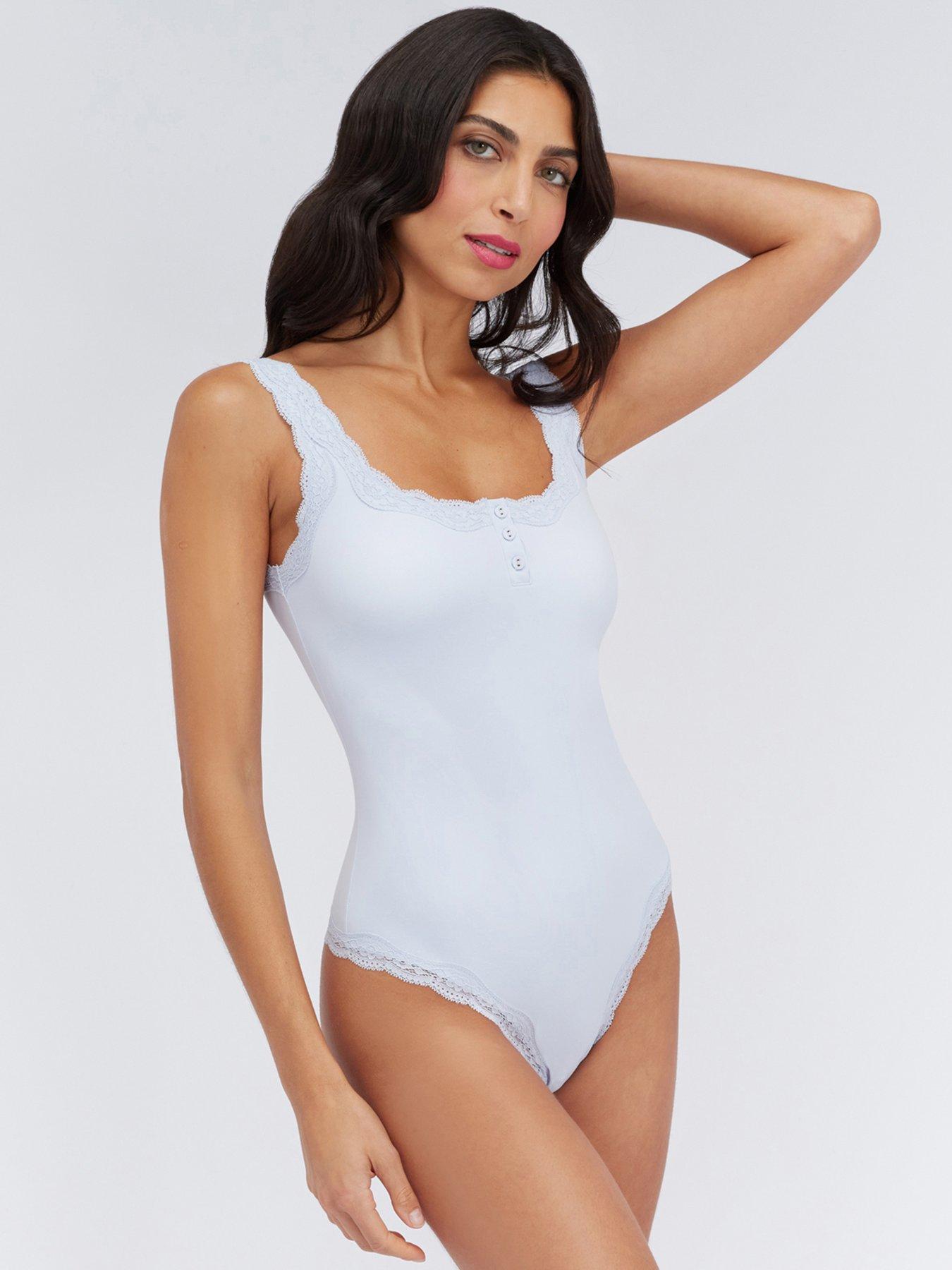Image 3 of 4 of Boux Avenue Softest Ever Bodysuit - Arctic Blue