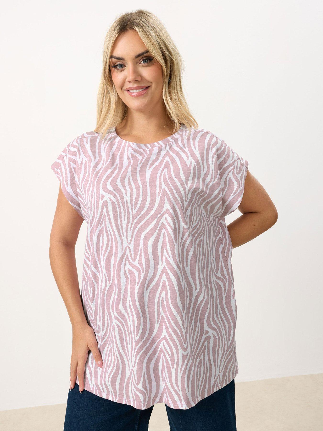 yours-curve-printed-grown-on-slub-t-shirt