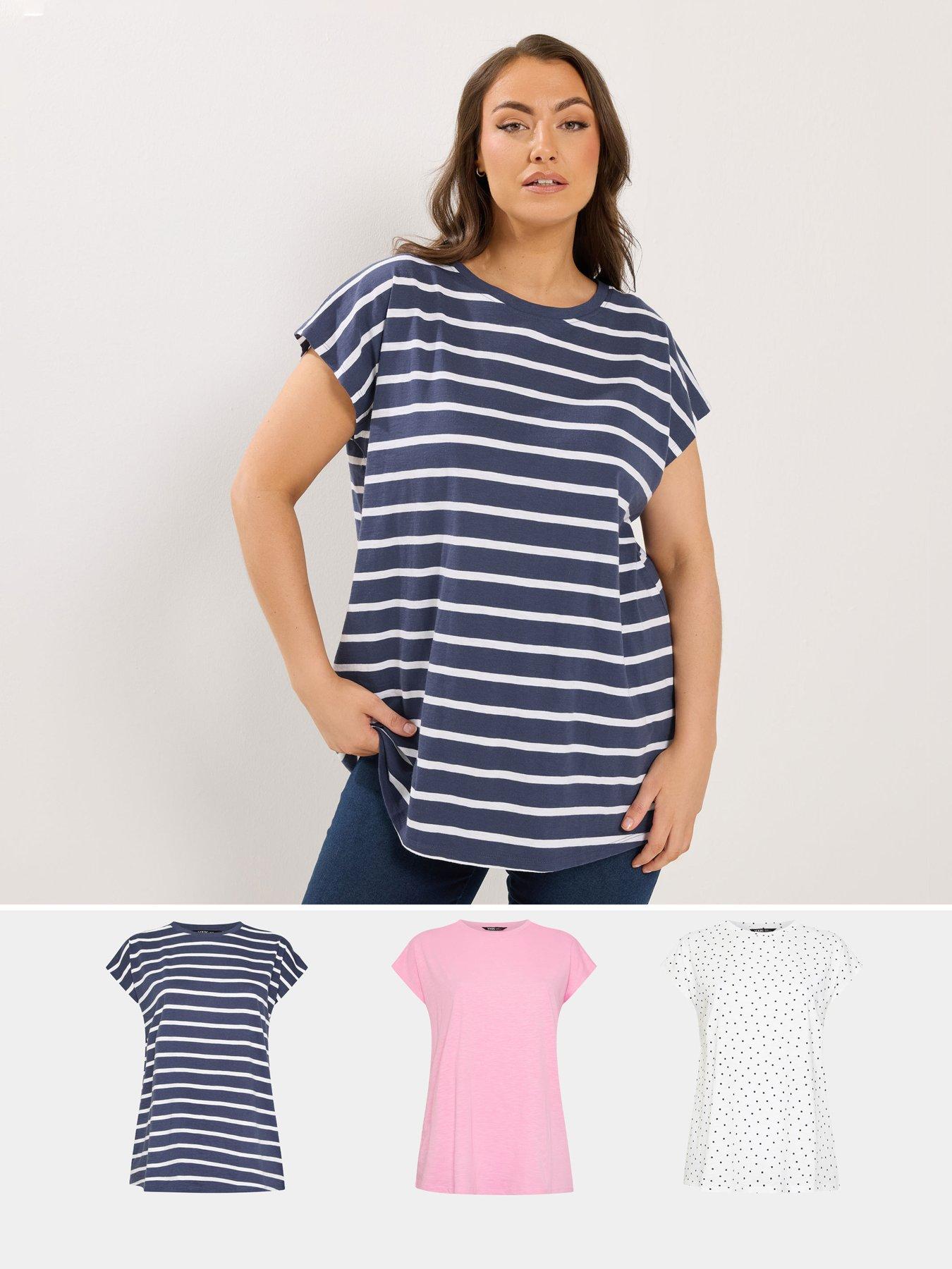 yours-curve-3-pack-grown-on-slub-t-shirt