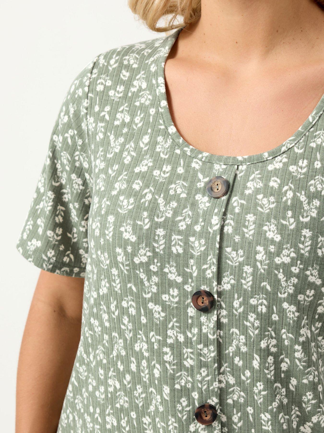  image of yours-curve-rib-swing-button-front-t-shirt