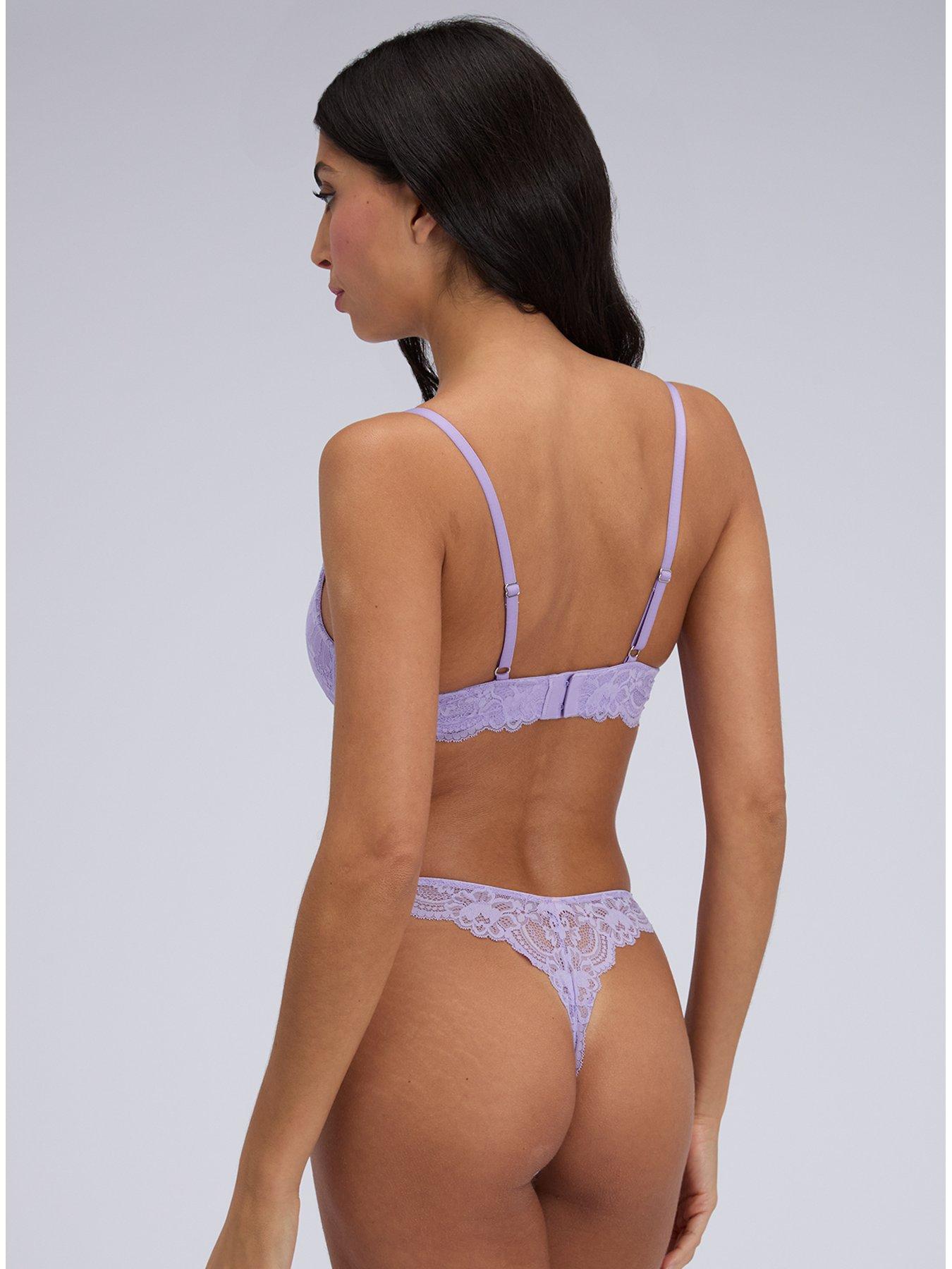  image of boux-avenue-aliyah-thong-lavender