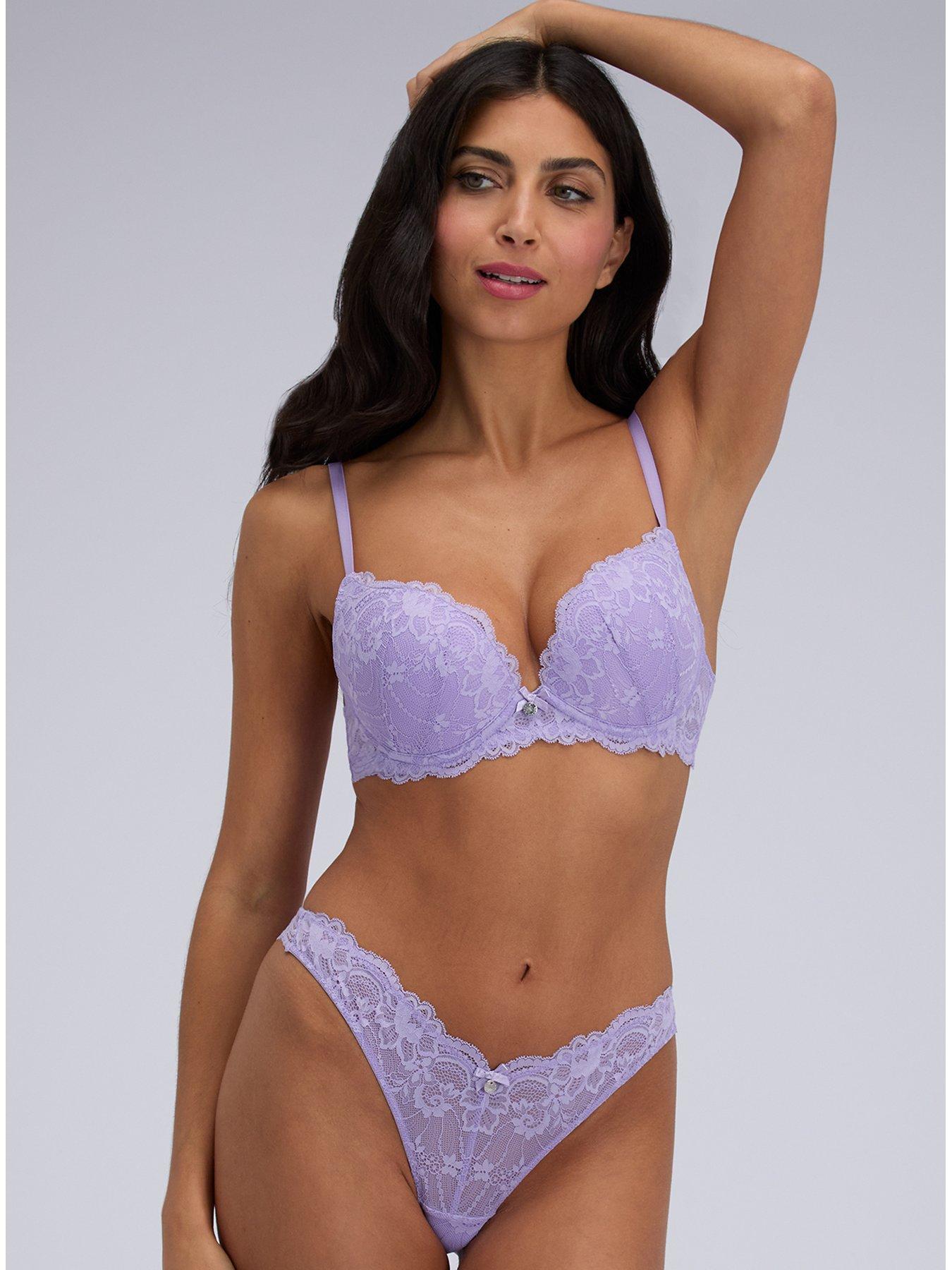  image of boux-avenue-aliyah-thong-lavender