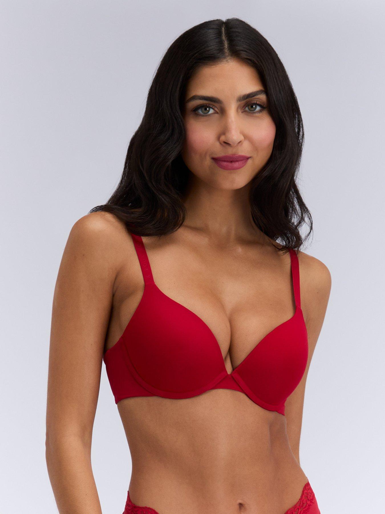 Boux Avenue Push Up T-shirt Bra - Pillar Box