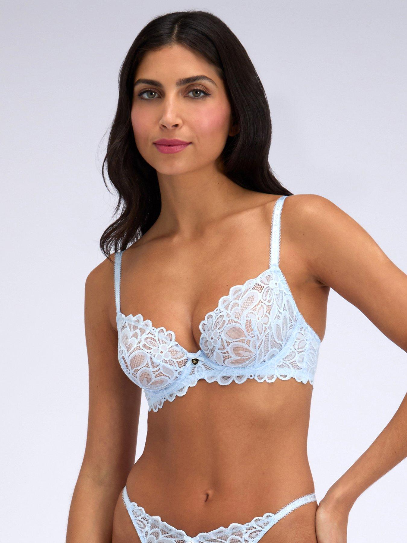 Boux Avenue Heidi Plunge Bra - Powder Blue