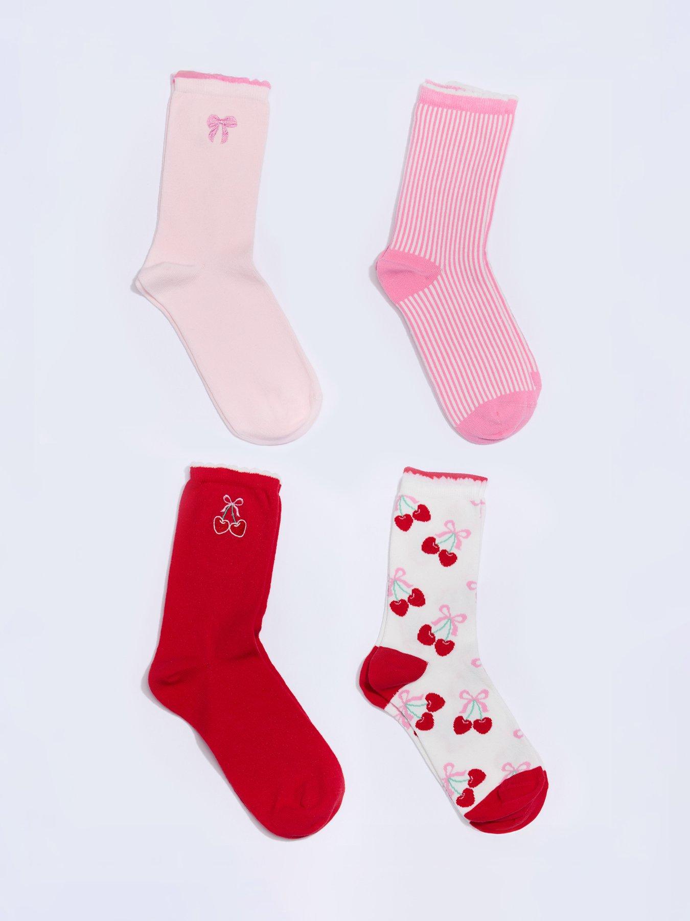  image of boux-avenue-cherry-amp-hearts-4pk-gift-box-red-mix