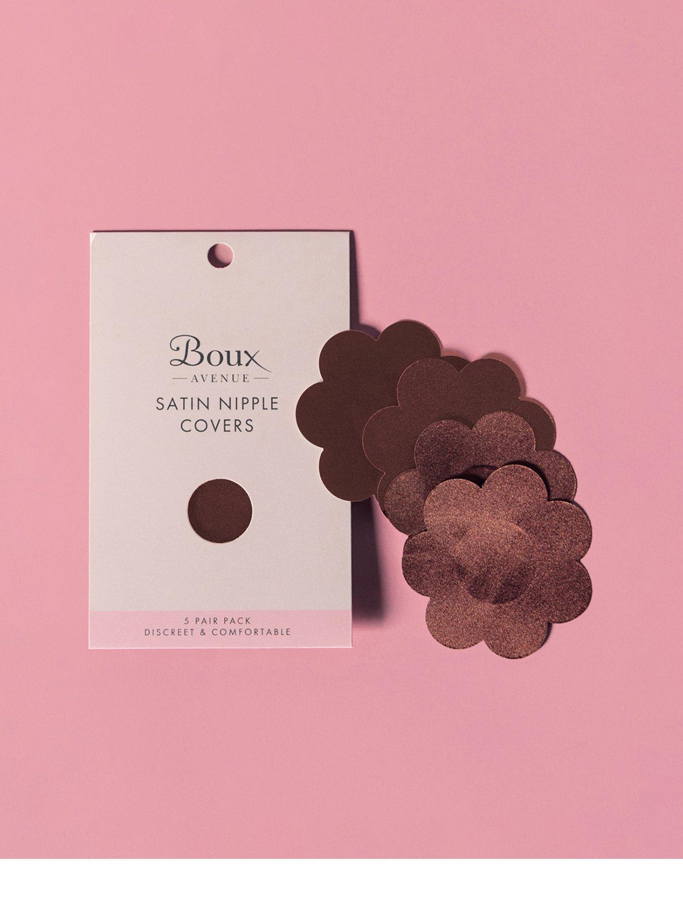  image of boux-avenue-satin-petals-04-deep-brown