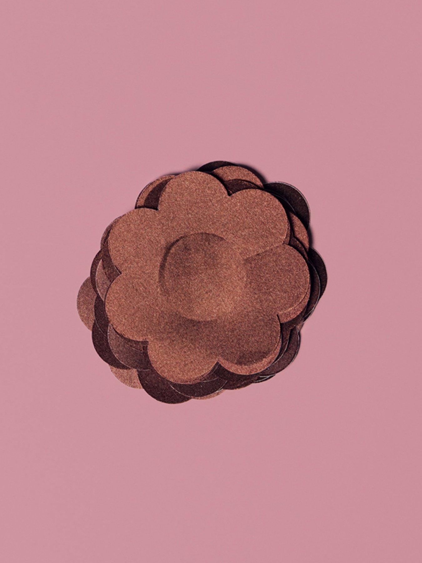  image of boux-avenue-satin-petals-04-deep-brown