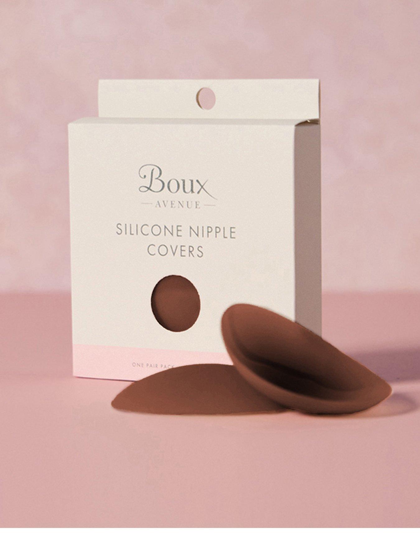  image of boux-avenue-silicone-nipple-covers-04-deep-brown