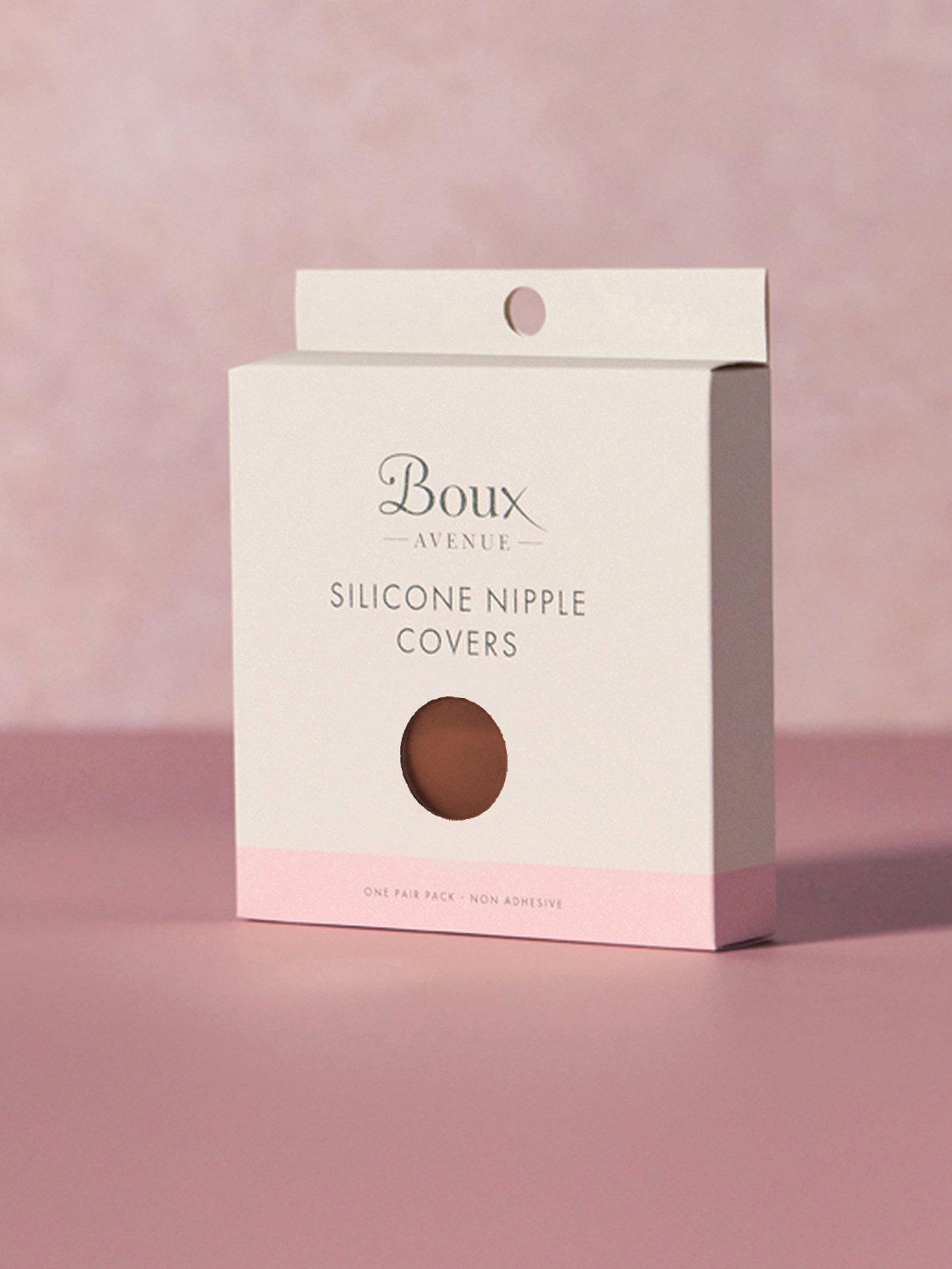  image of boux-avenue-silicone-nipple-covers-04-deep-brown