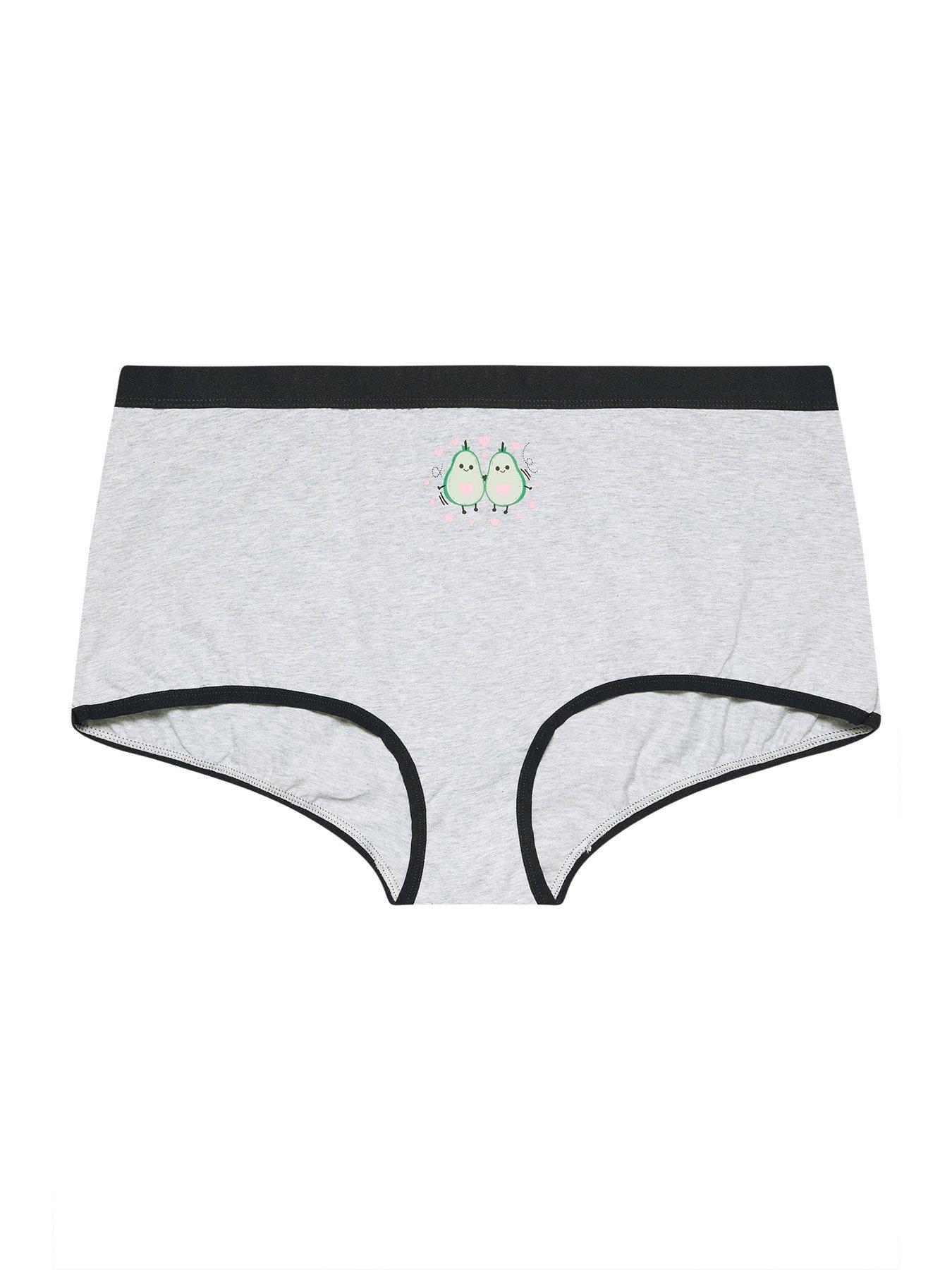  image of yours-curve-5-pack-avocado-print-short