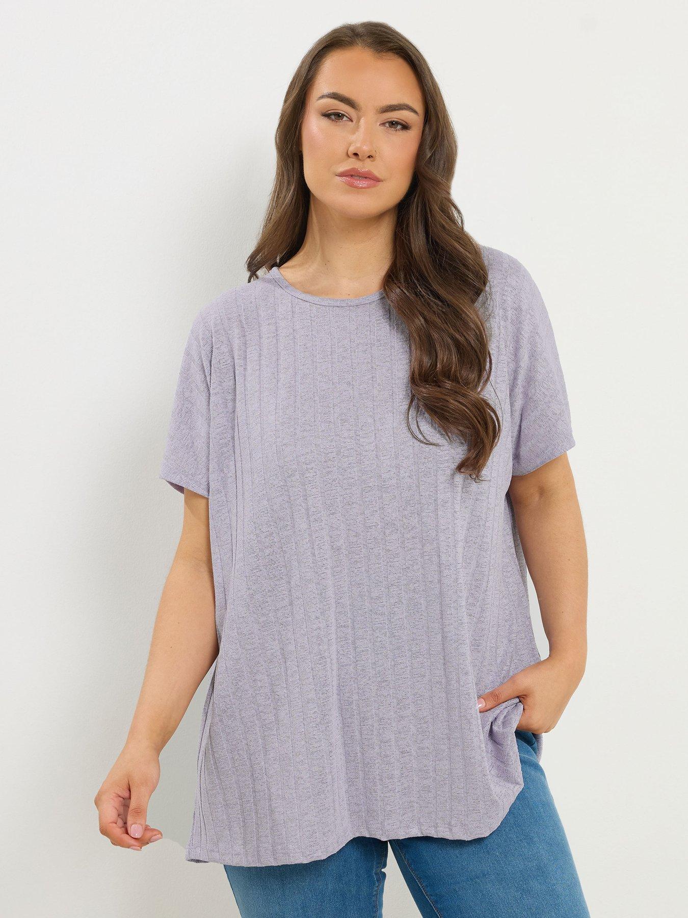 Image 1 of 5 of Yours Curve Drop Shoulder Swing Top