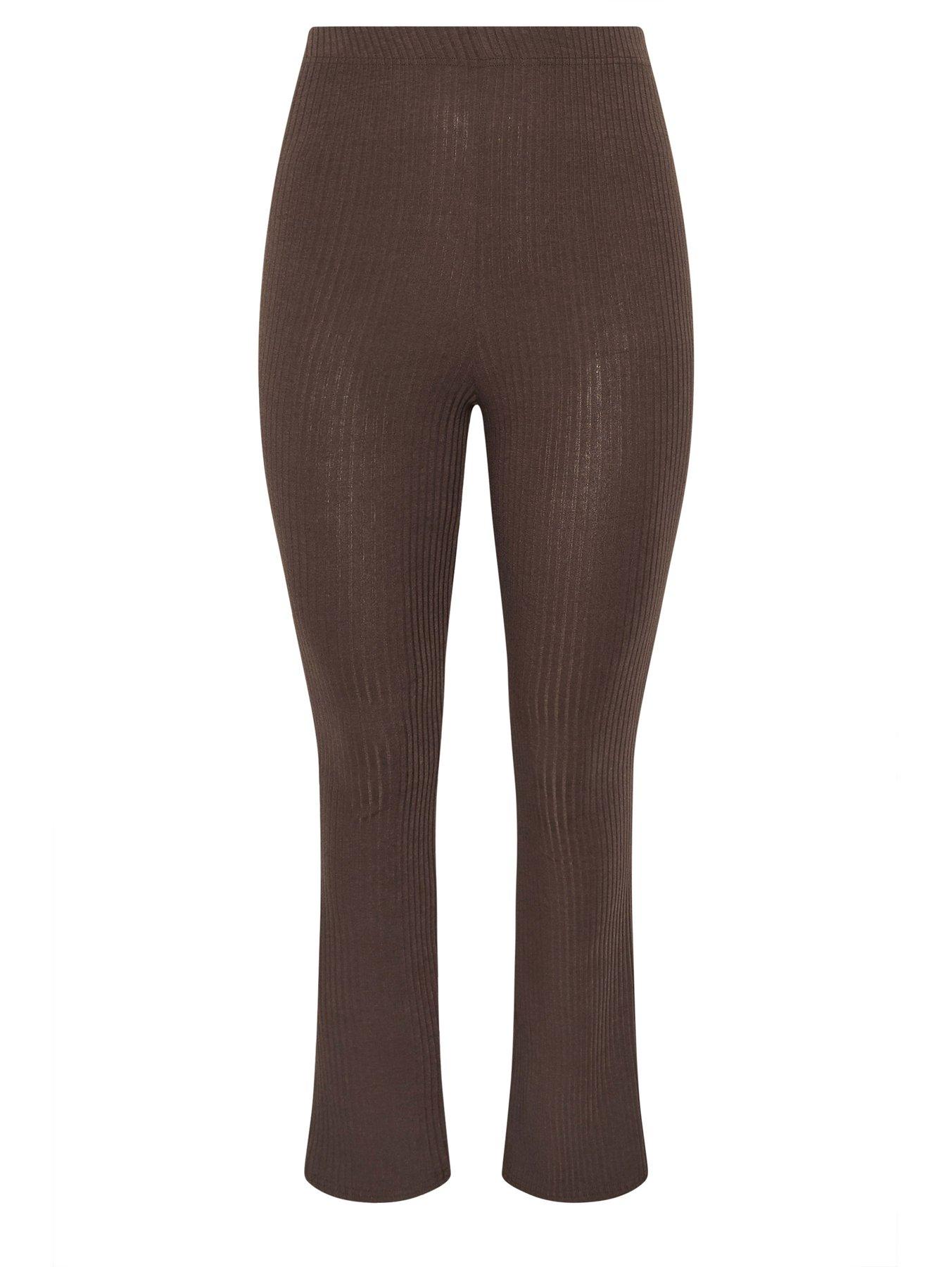  image of yours-curve-ribbed-flare-legging