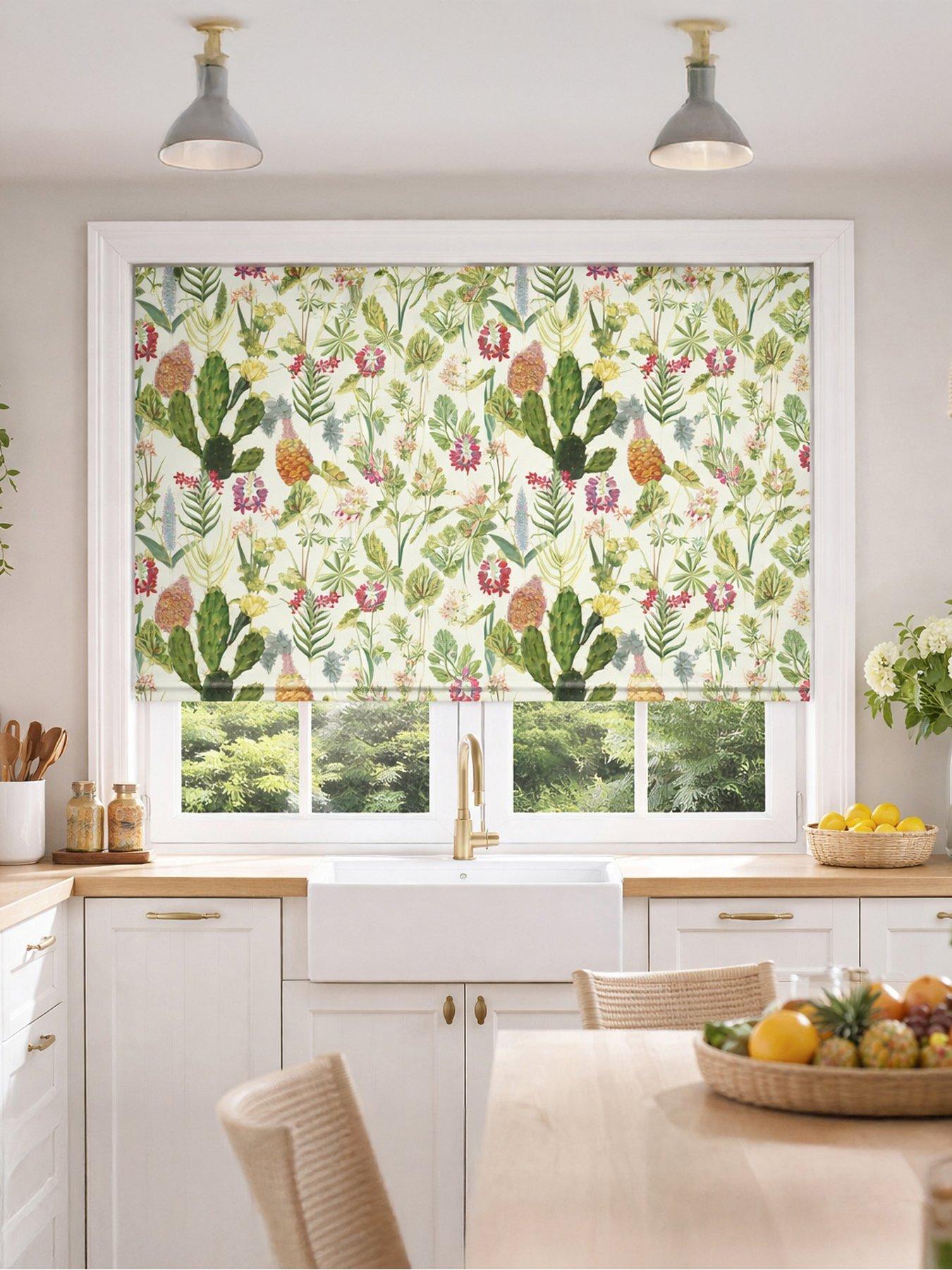 The Very Collection Tropical Plants Roller Blind 180x160