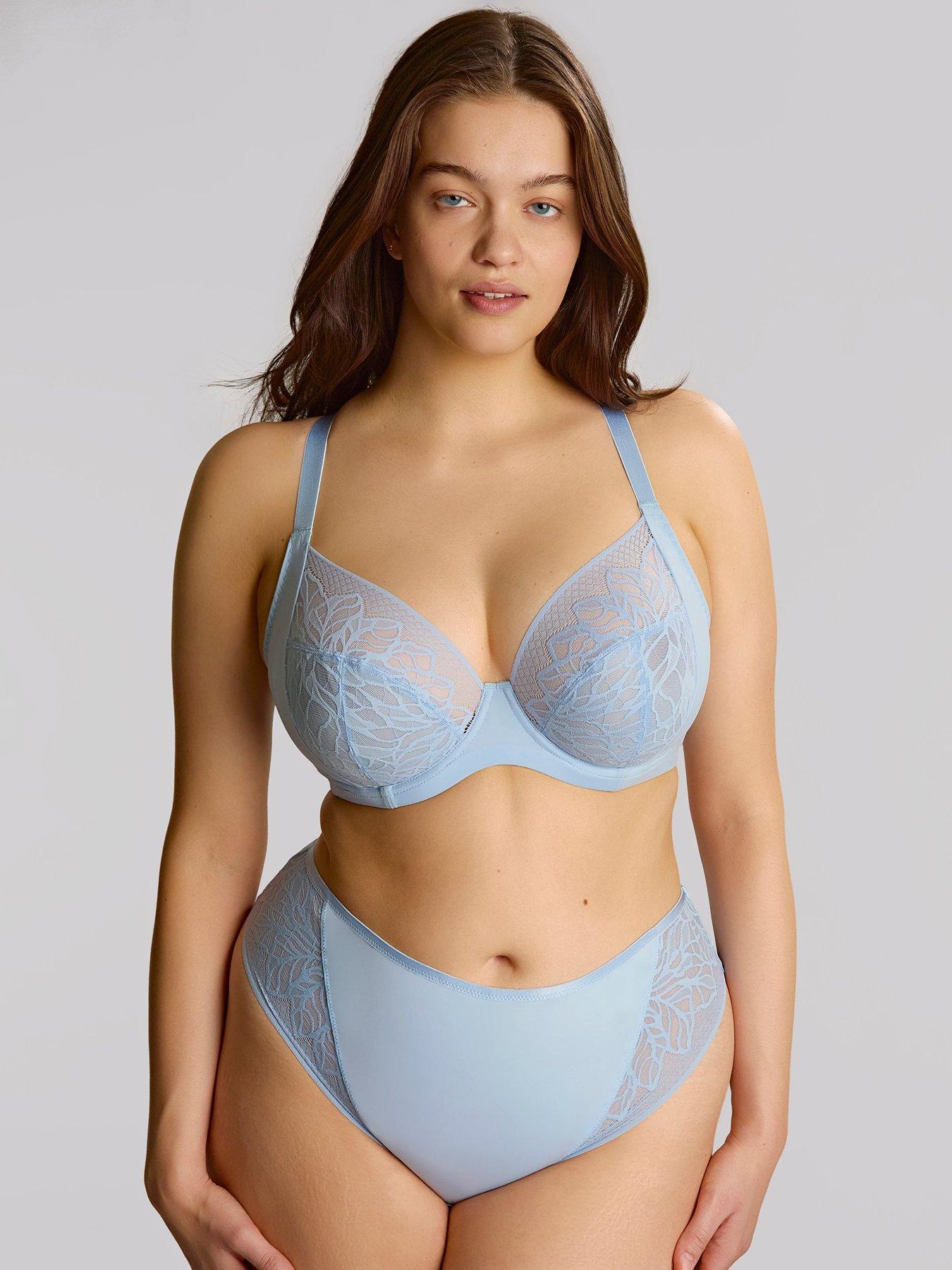 Image 4 of 6 of Sculptresse Sophia Dusky Blue Brazilian Brief - Dusky Blue