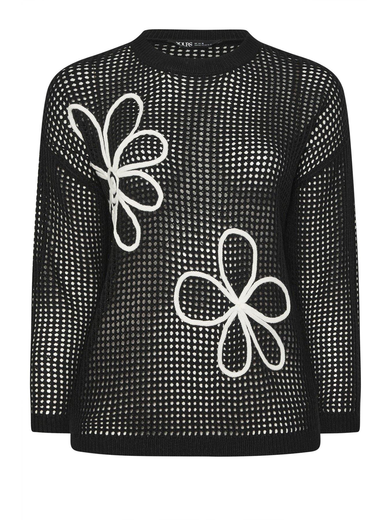  image of yours-curve-floral-jumper