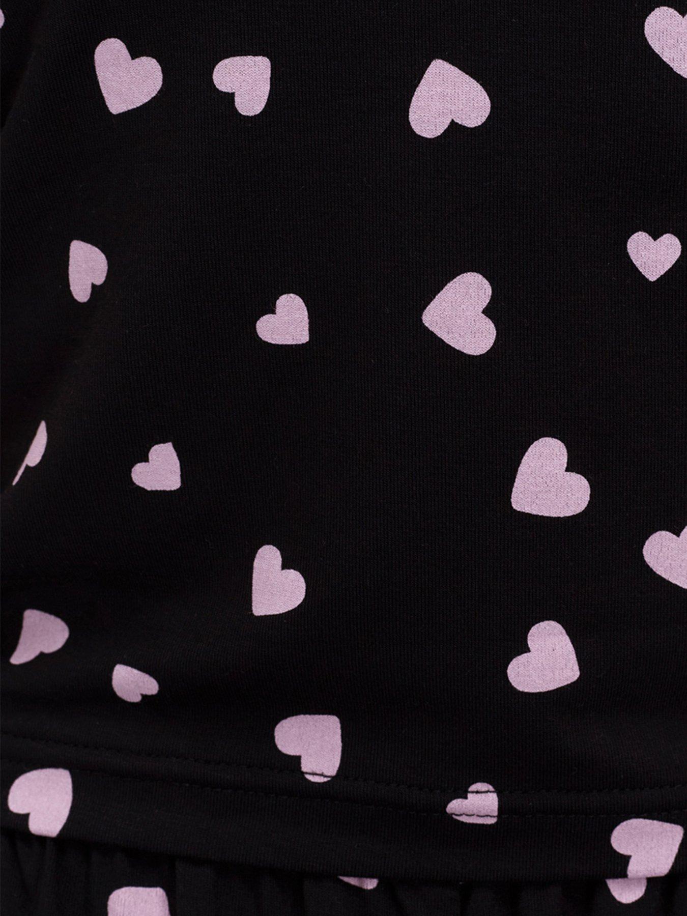  image of boux-avenue-heart-modal-cami-set-black