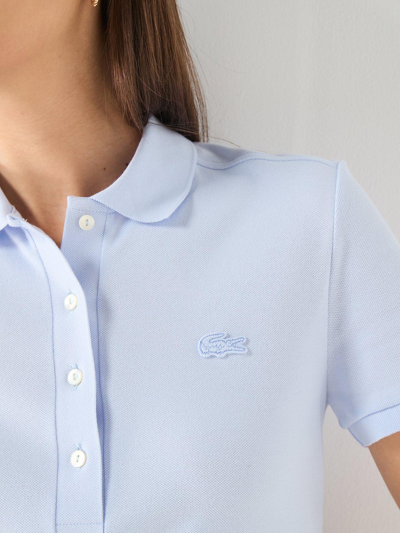  image of lacoste-polo-logo-dress-light-blue