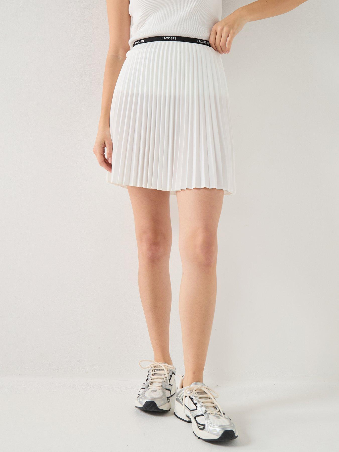 Lacoste Pleated Skirt - White