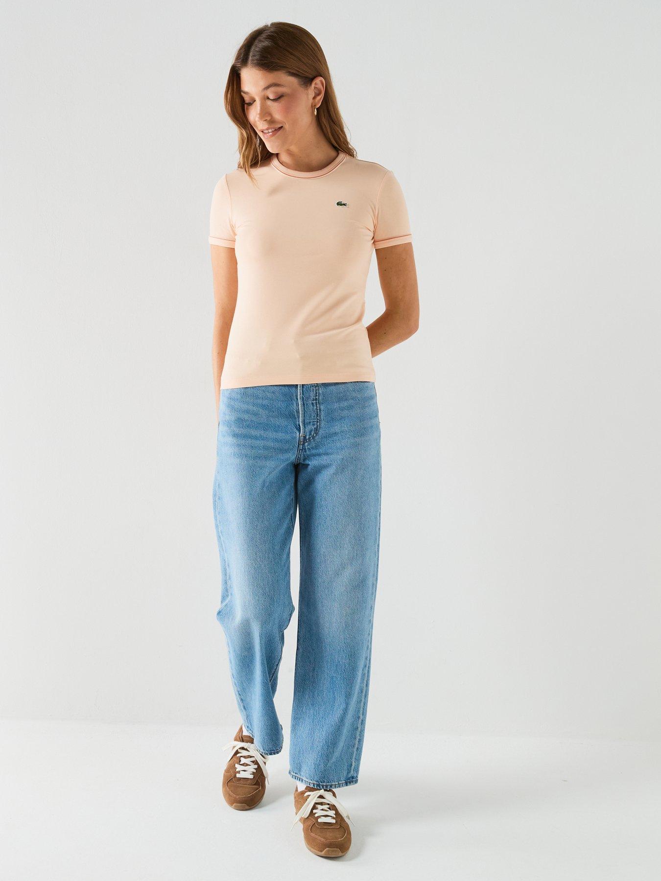 Image 3 of 5 of Lacoste Logo T-Shirt - Orange