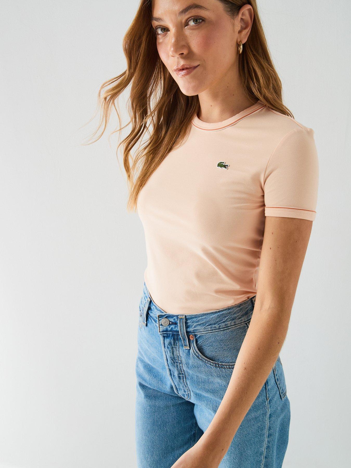 Image 5 of 5 of Lacoste Logo T-Shirt - Orange