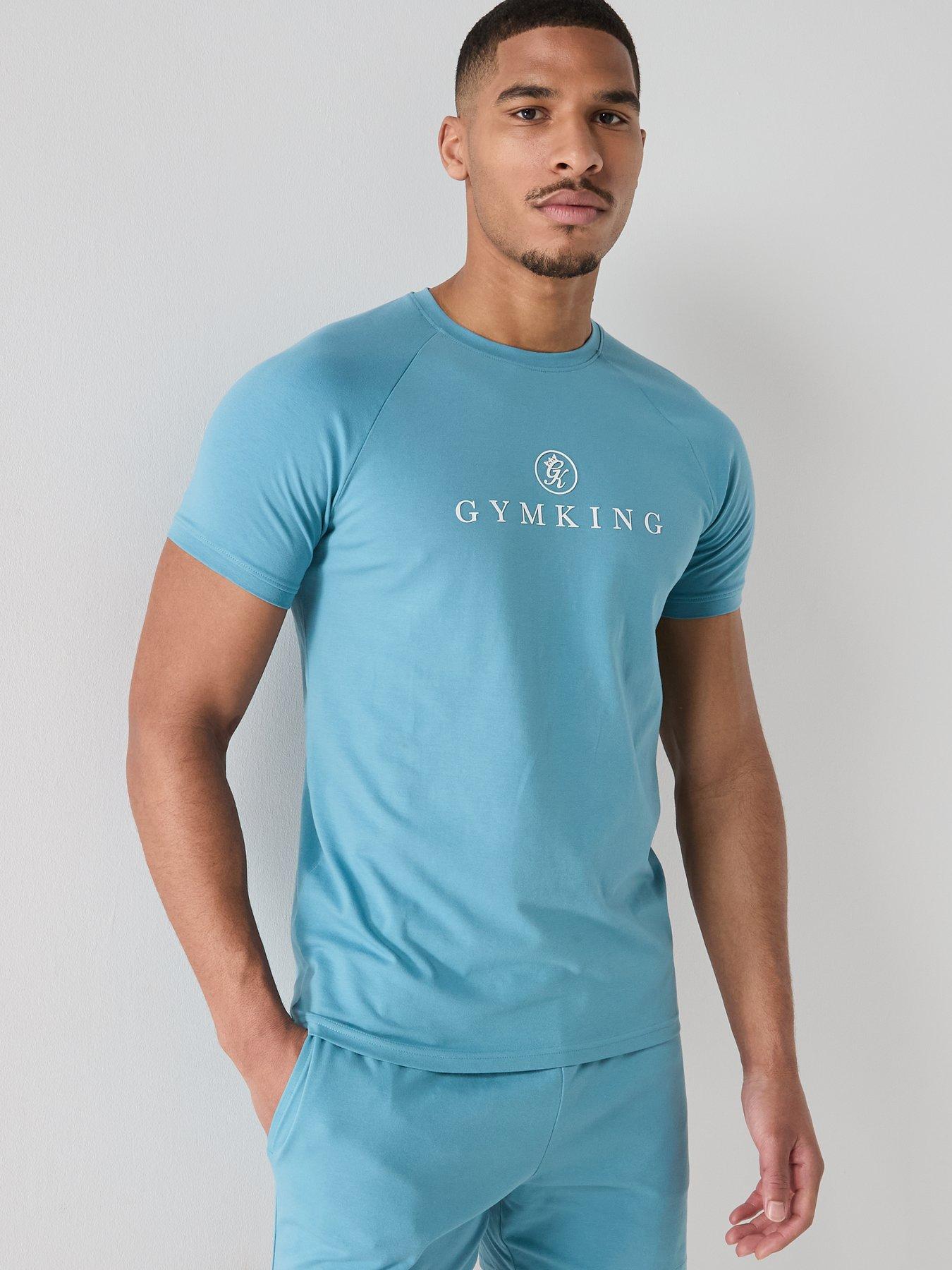 Gym King Mens Pro T-Shirt - Blue