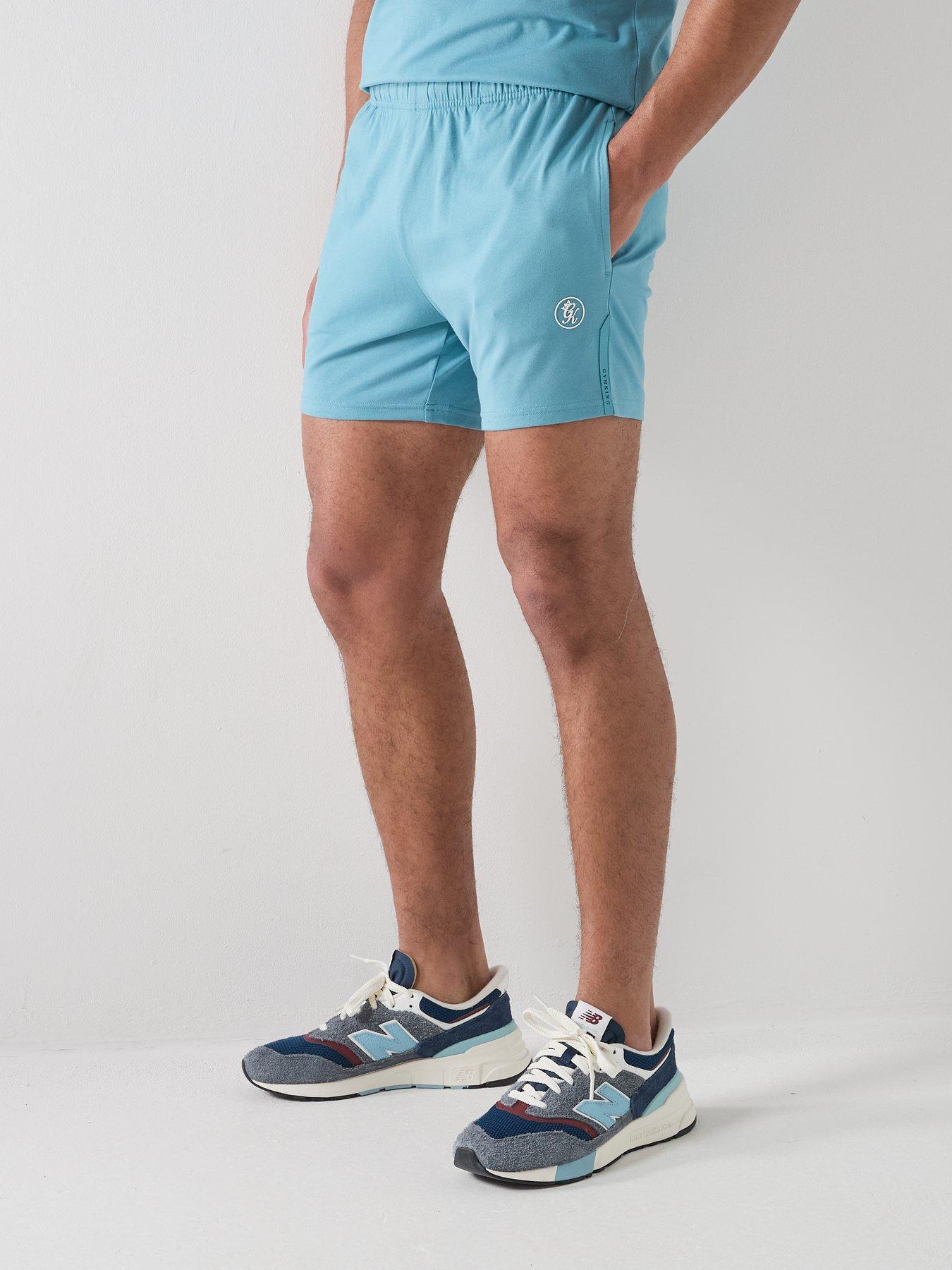 Gym King Mens Pro Jersey 6" Short - Blue