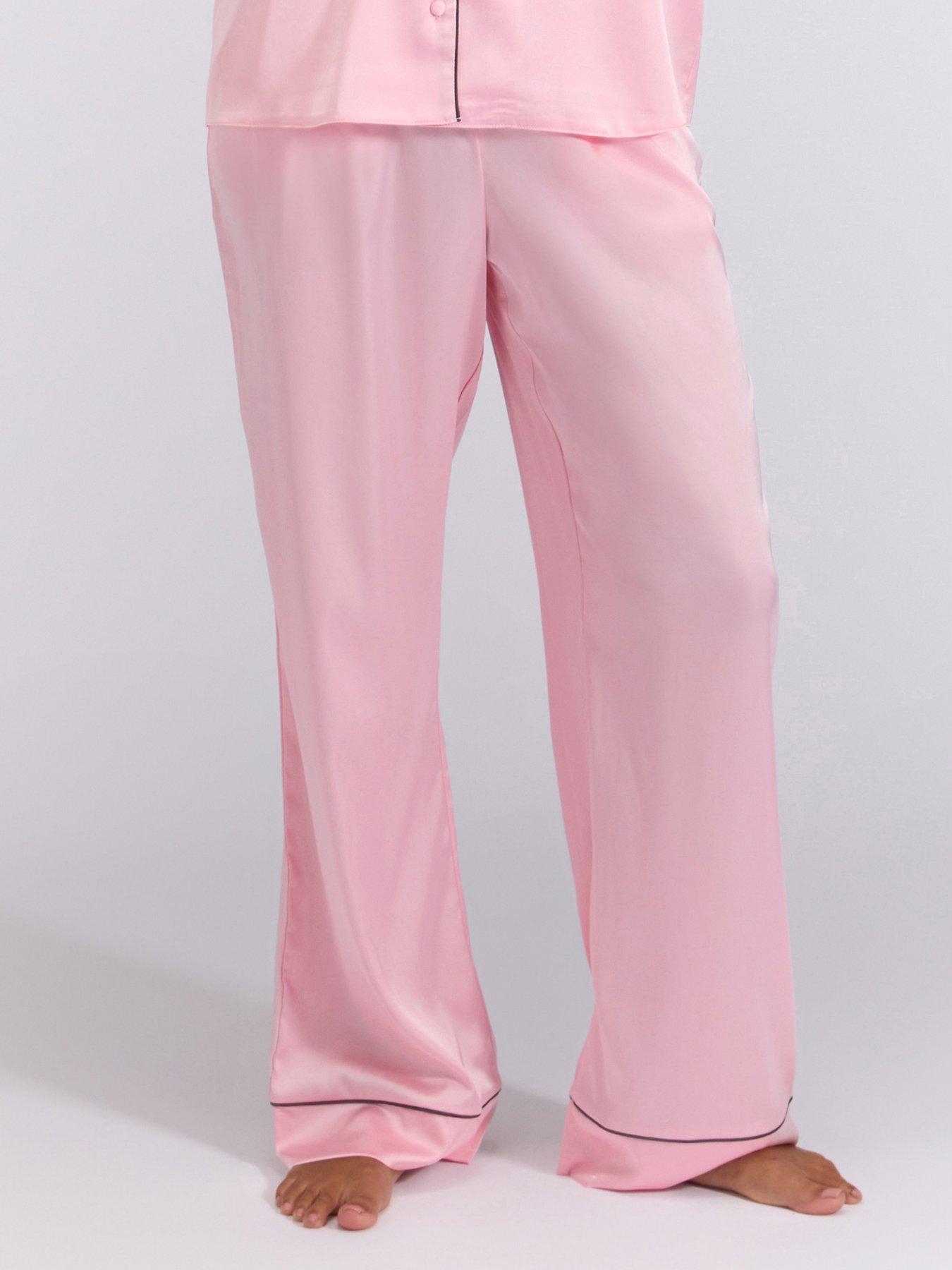 Boux Avenue Luxe Satin Pant - Light Pink