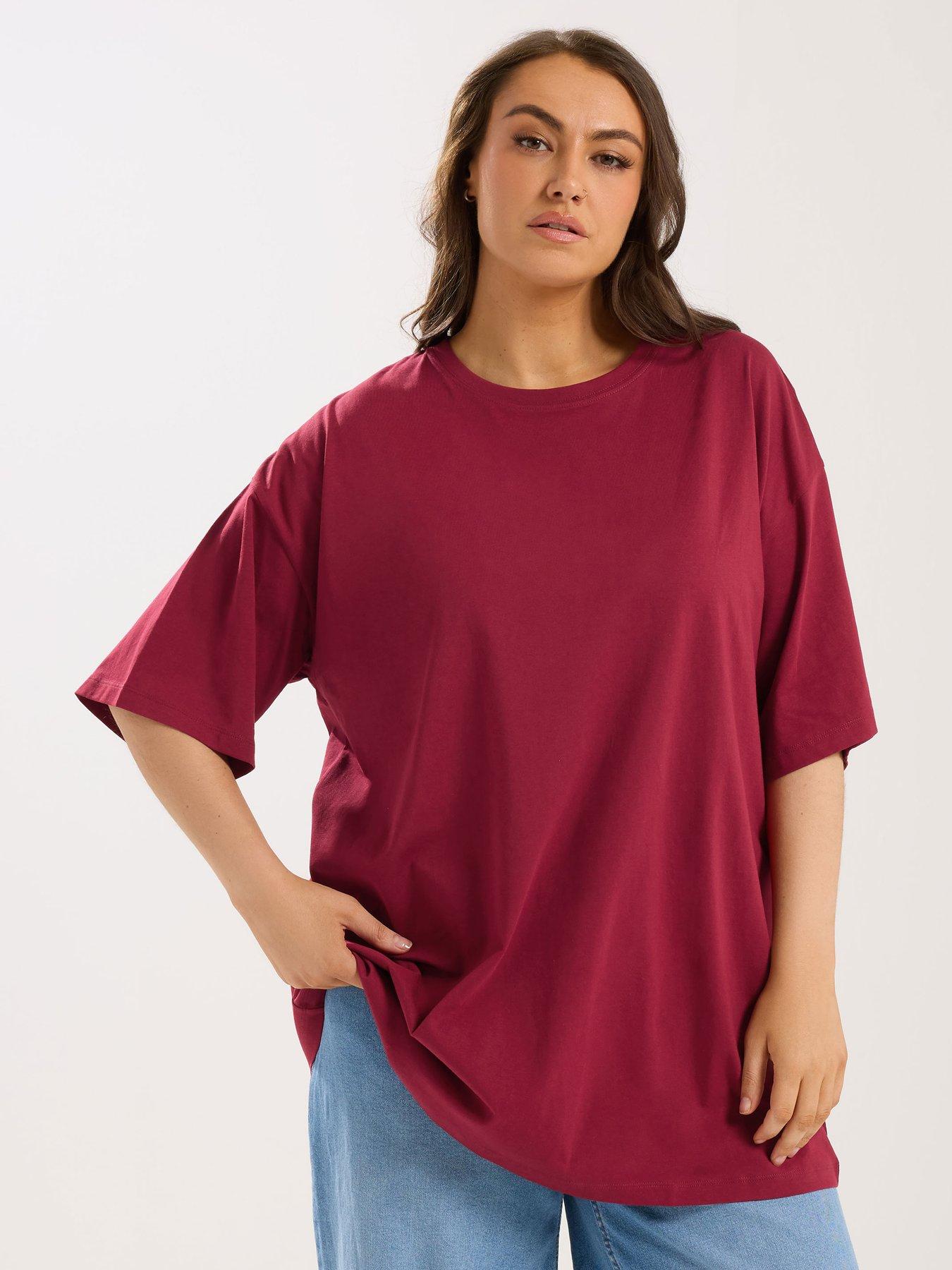 yours-curve-relaxed-longline-t-shirt