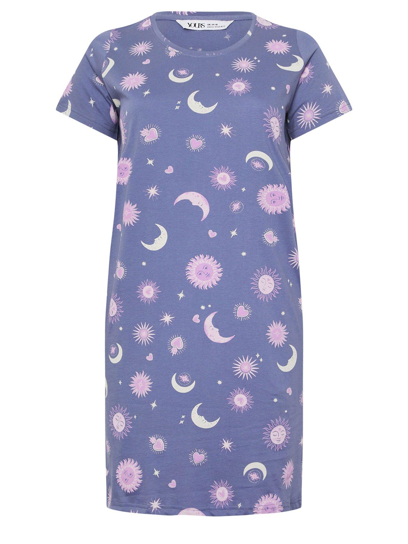  image of yours-curve-celestial-dipped-back-nightdress