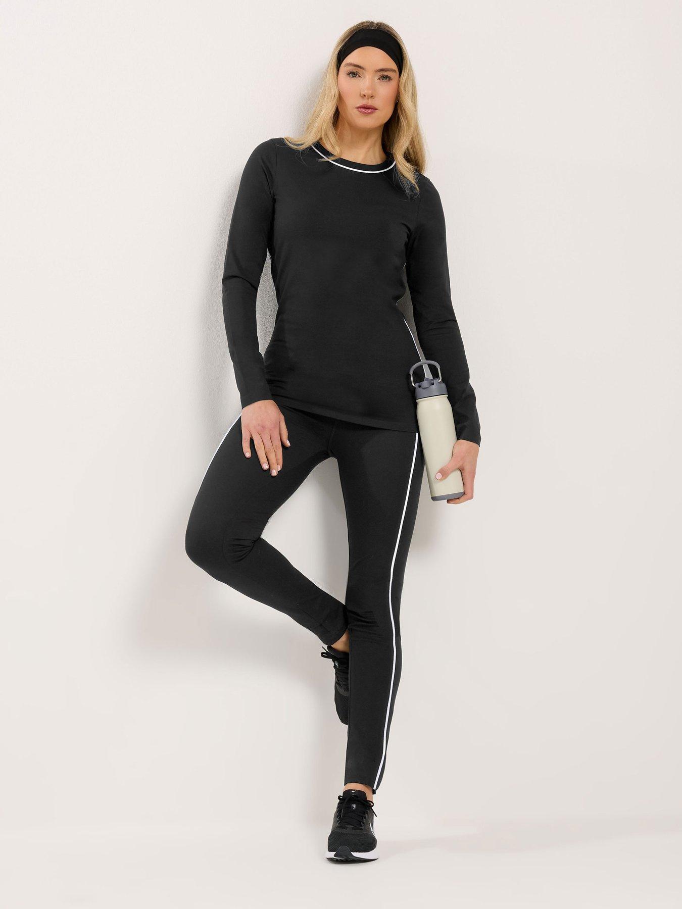  image of long-tall-sally-tall-active-piped-long-sleeve-top